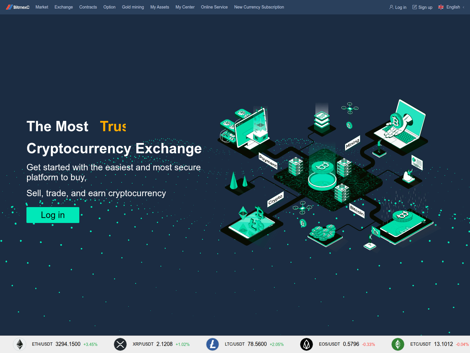 Screenshot of mexcapp.com