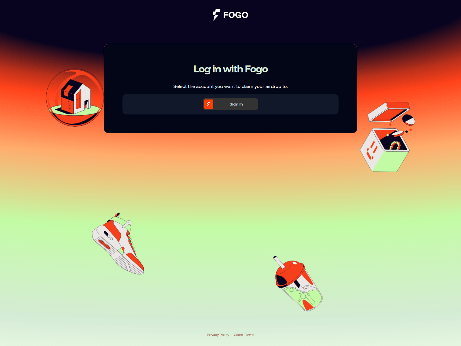 Screenshot of fogochain.run