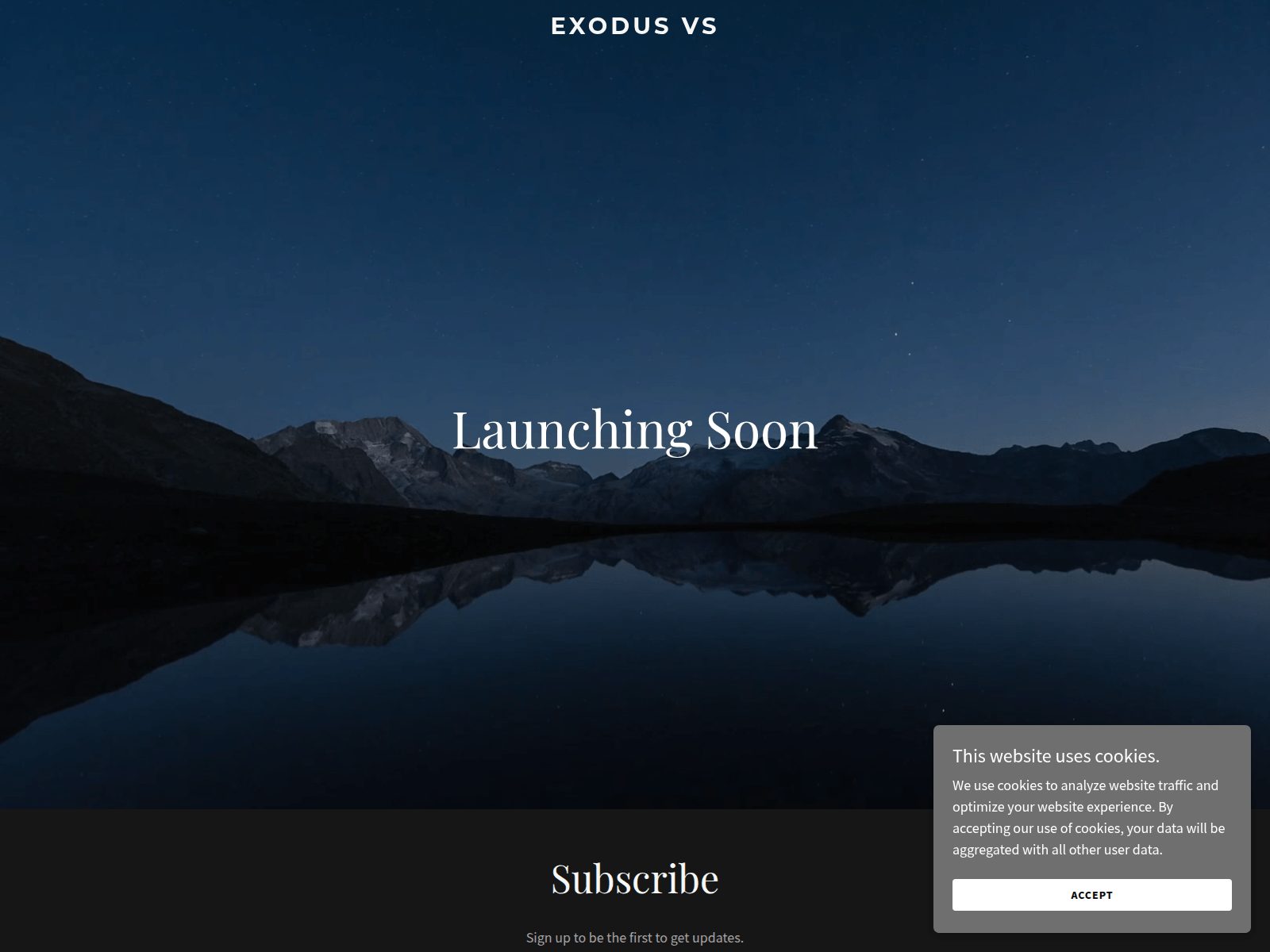 Screenshot of exodusvs.com