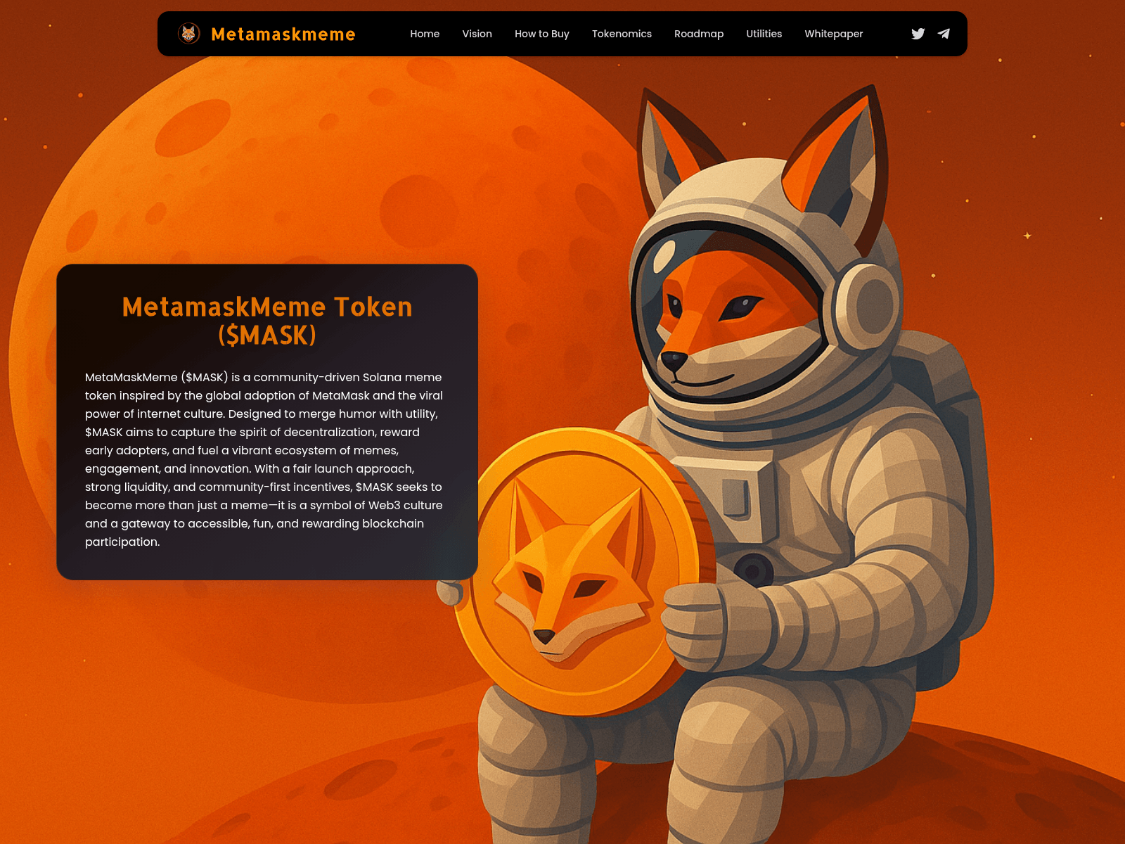 Screenshot of metamaskmeme.com
