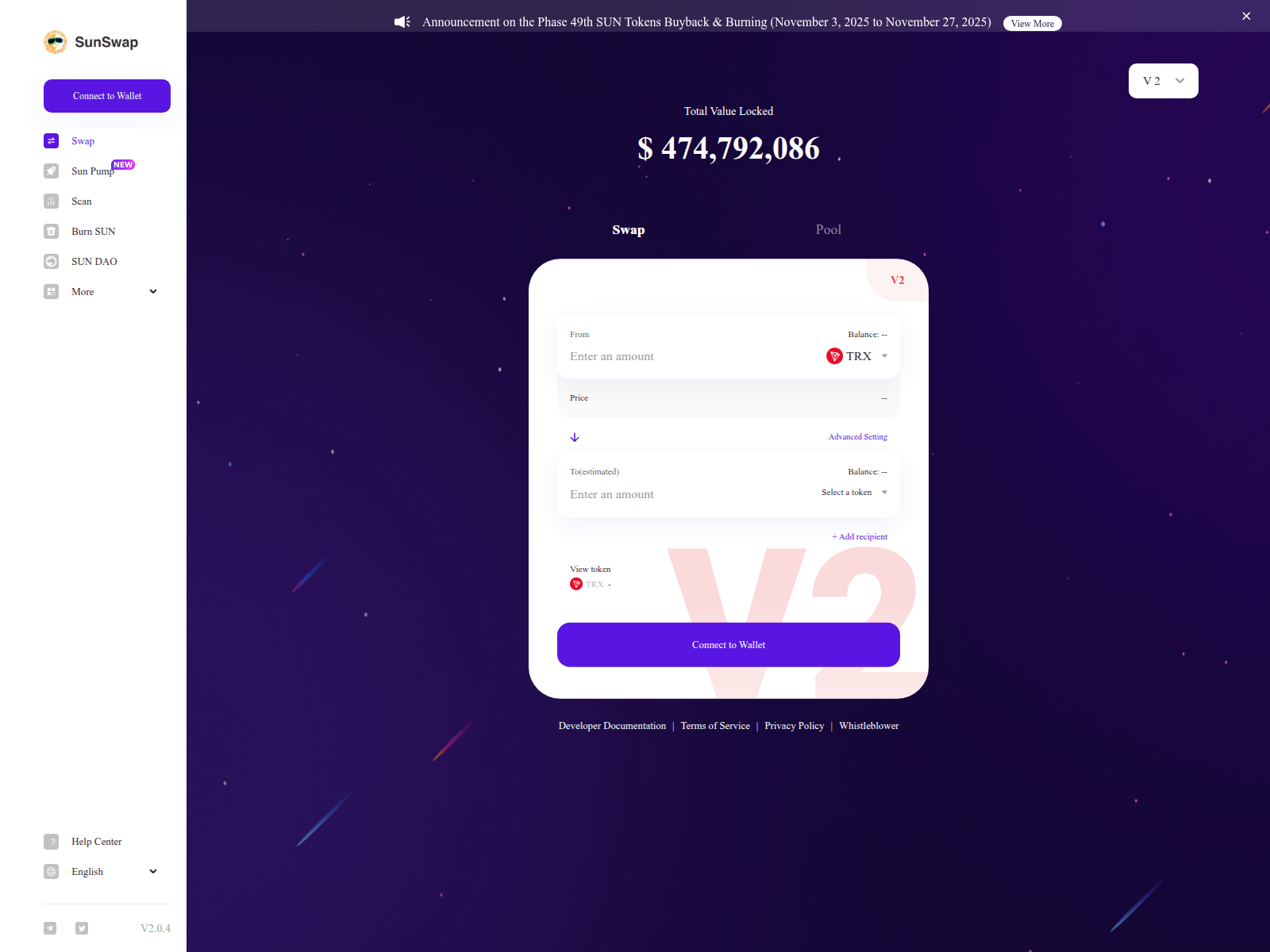 Screenshot of sunswap.it.com