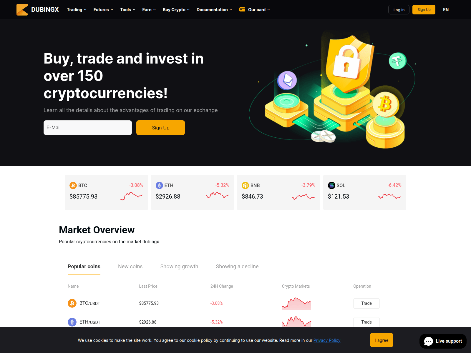 Screenshot of dubingx.com