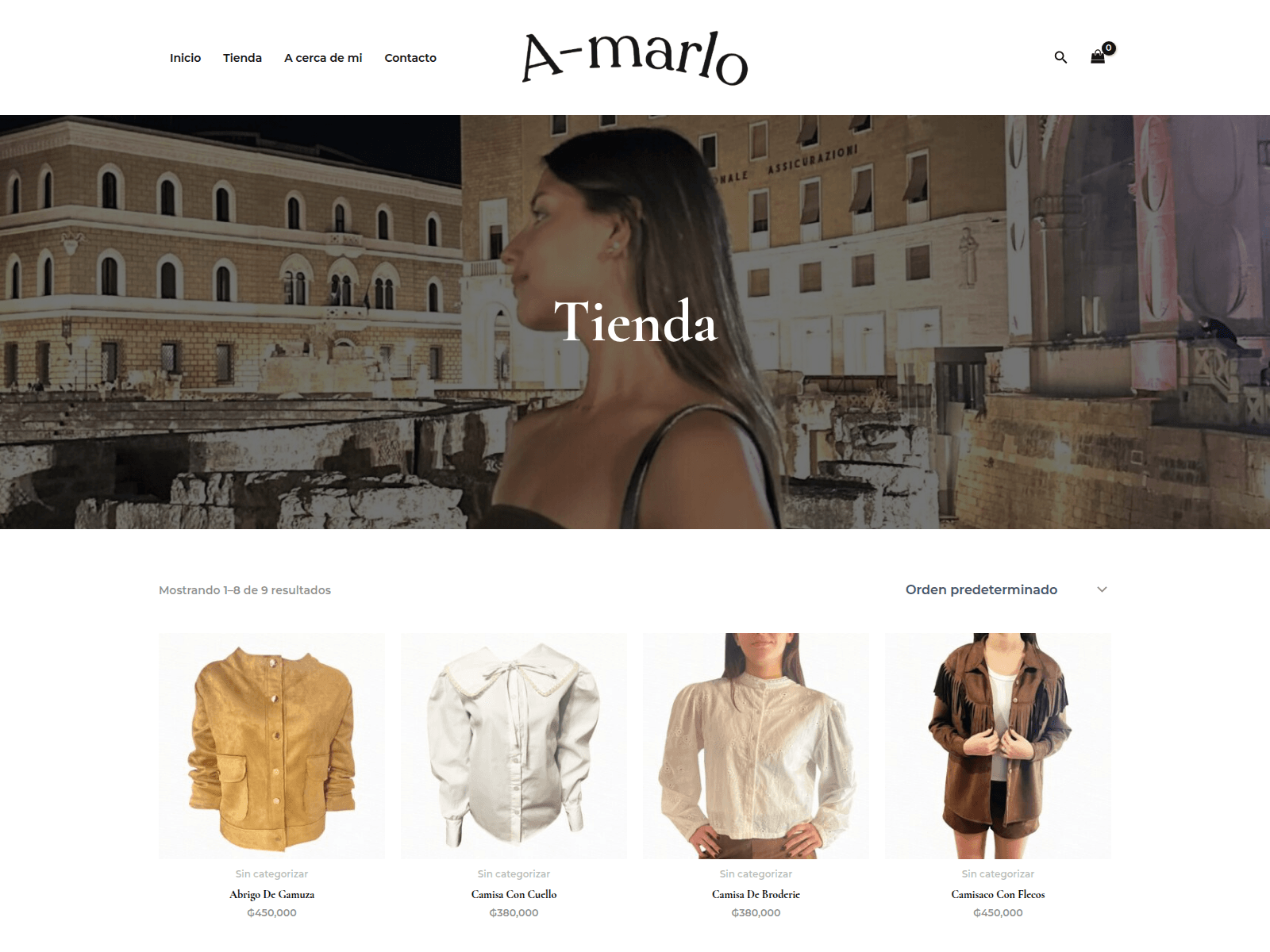 Screenshot of amarlotienda.com