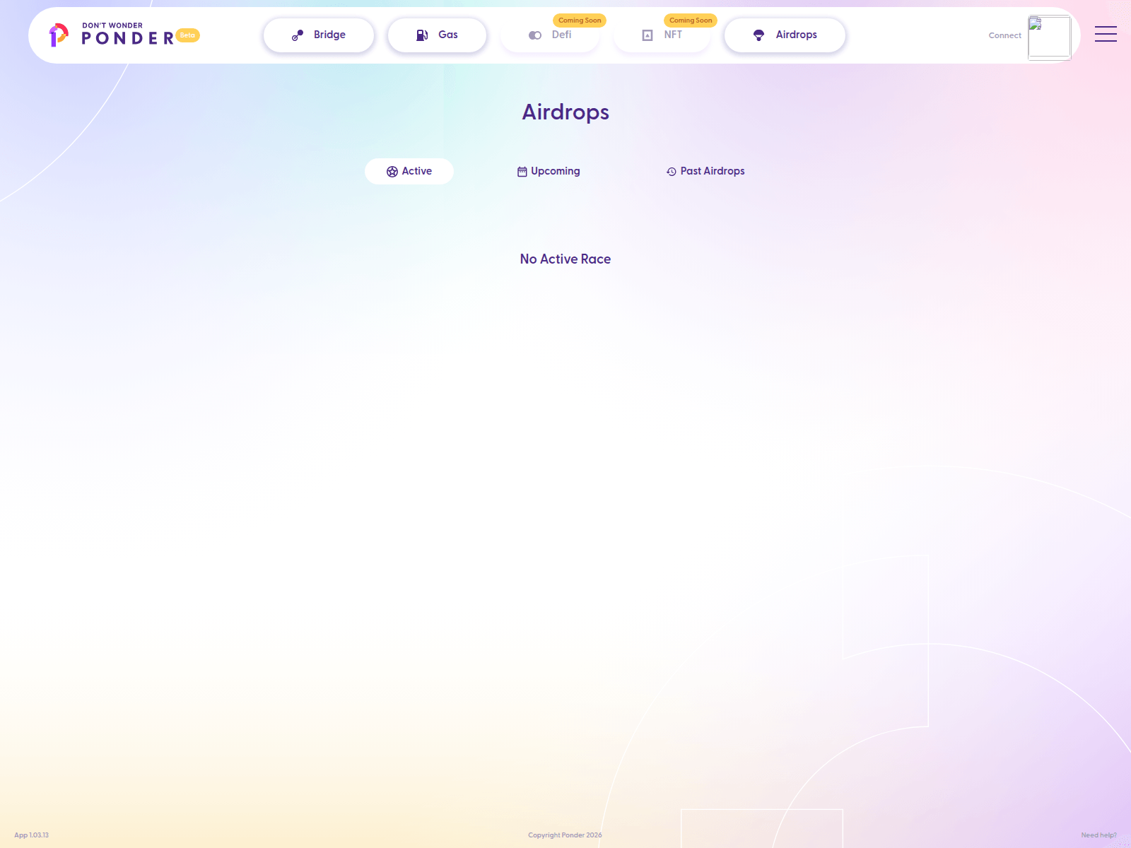 Screenshot of app-ponder-one-airdrop.pages.dev