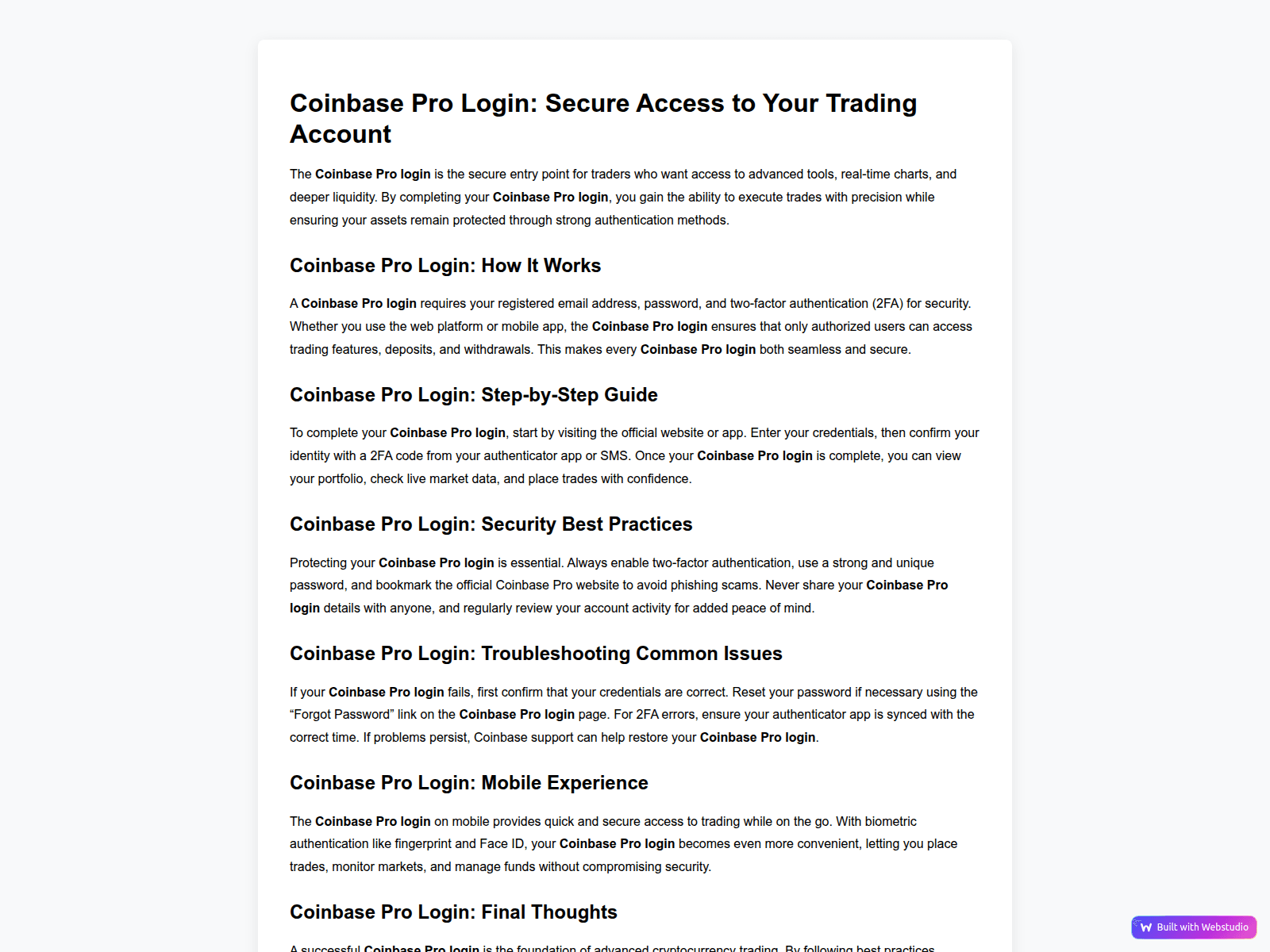 Screenshot of pro-coinbase-web.wstd.io