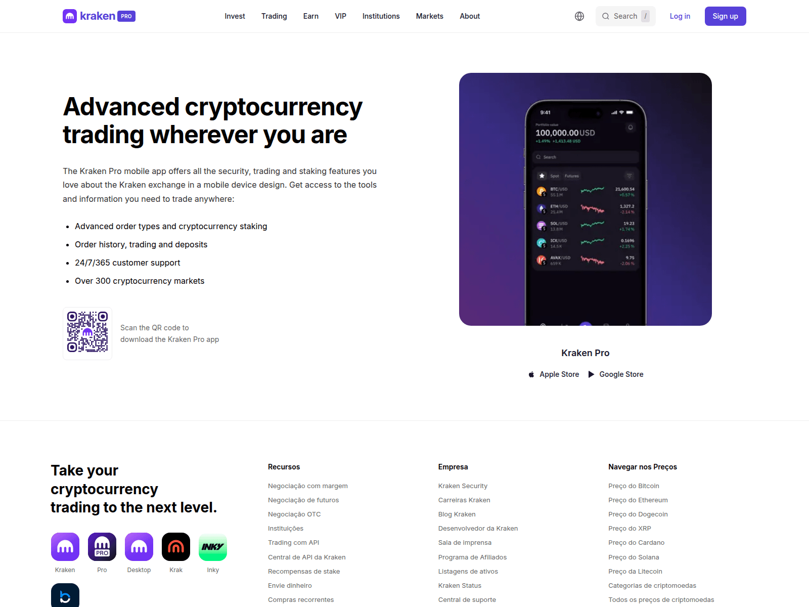 Screenshot of kraken-exchange.net