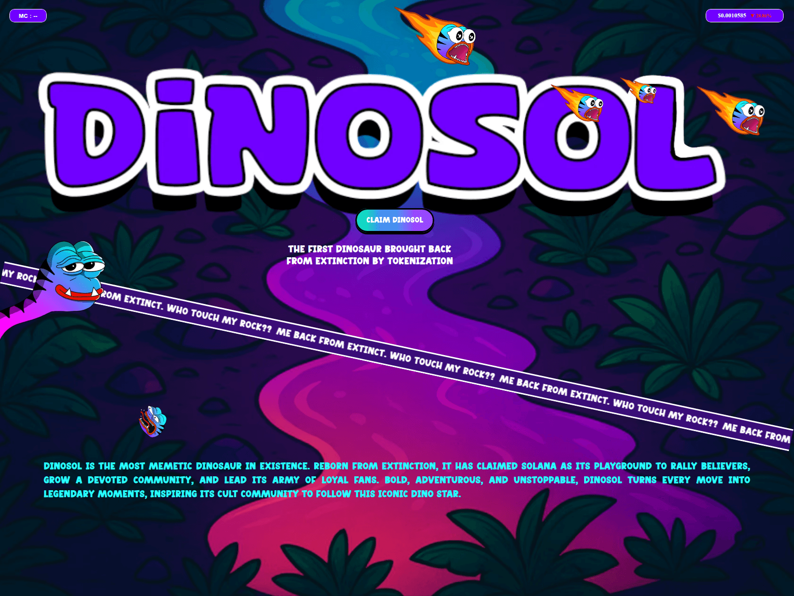 Screenshot of dinosoi.fun