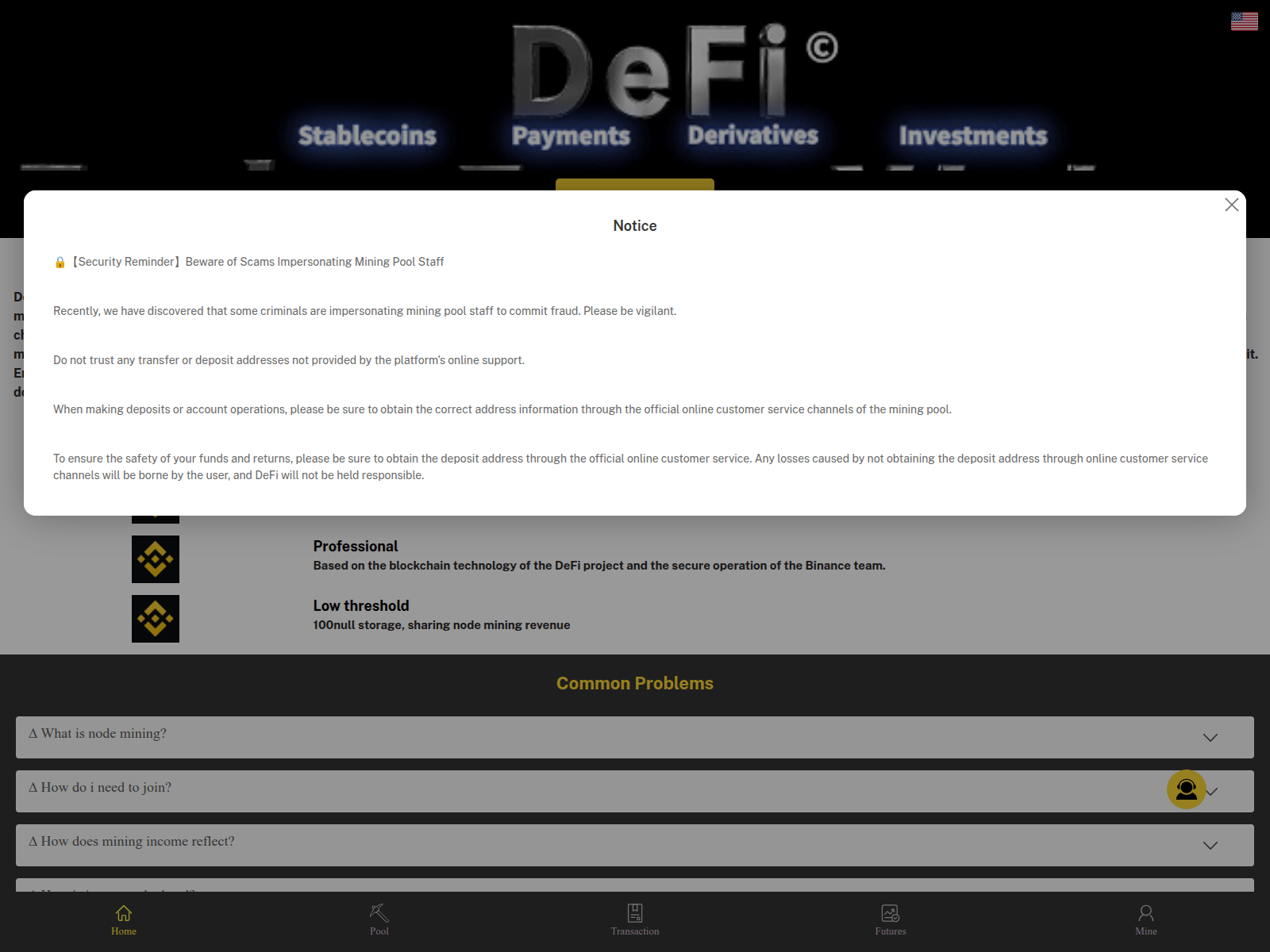 Screenshot of tfvdce.com