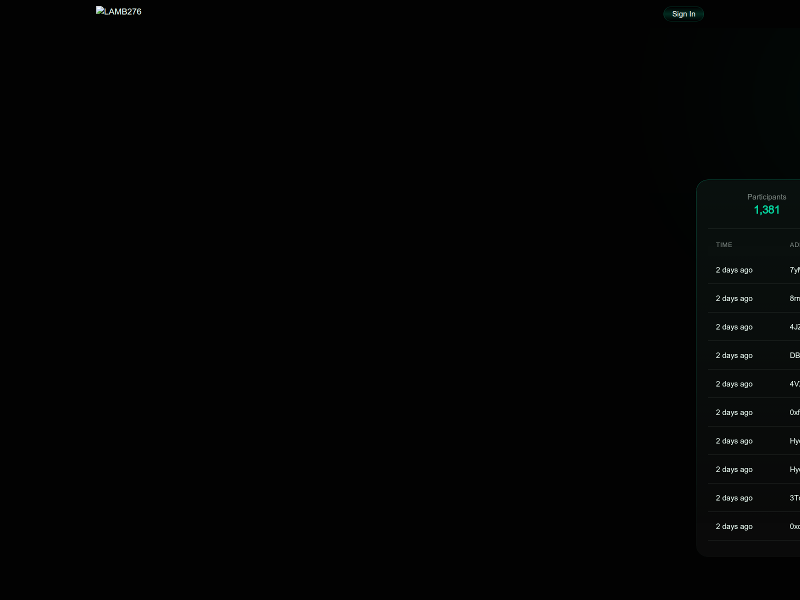 Screenshot of lamb276-claim.org