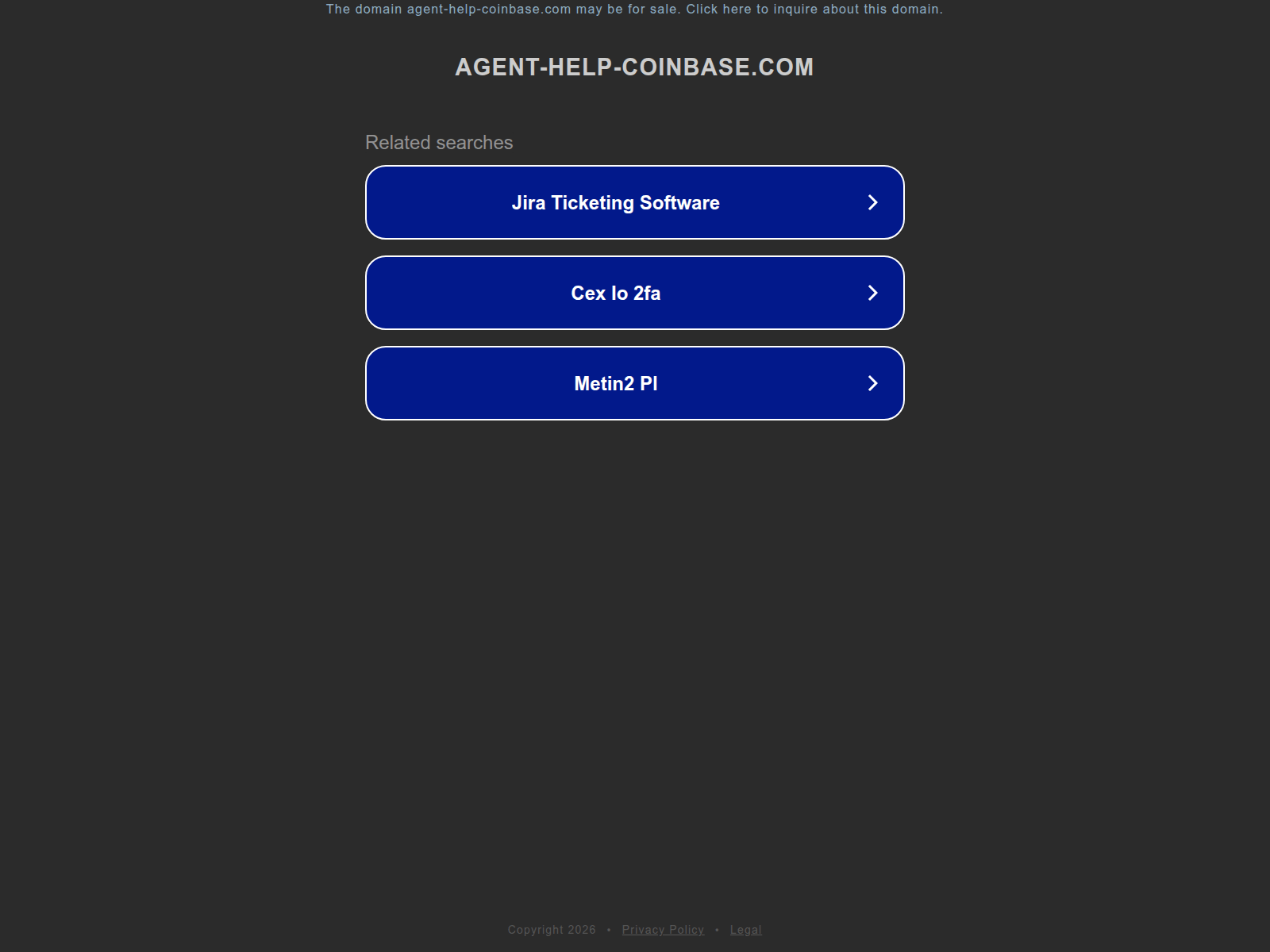 Screenshot of agent-help-coinbase.com