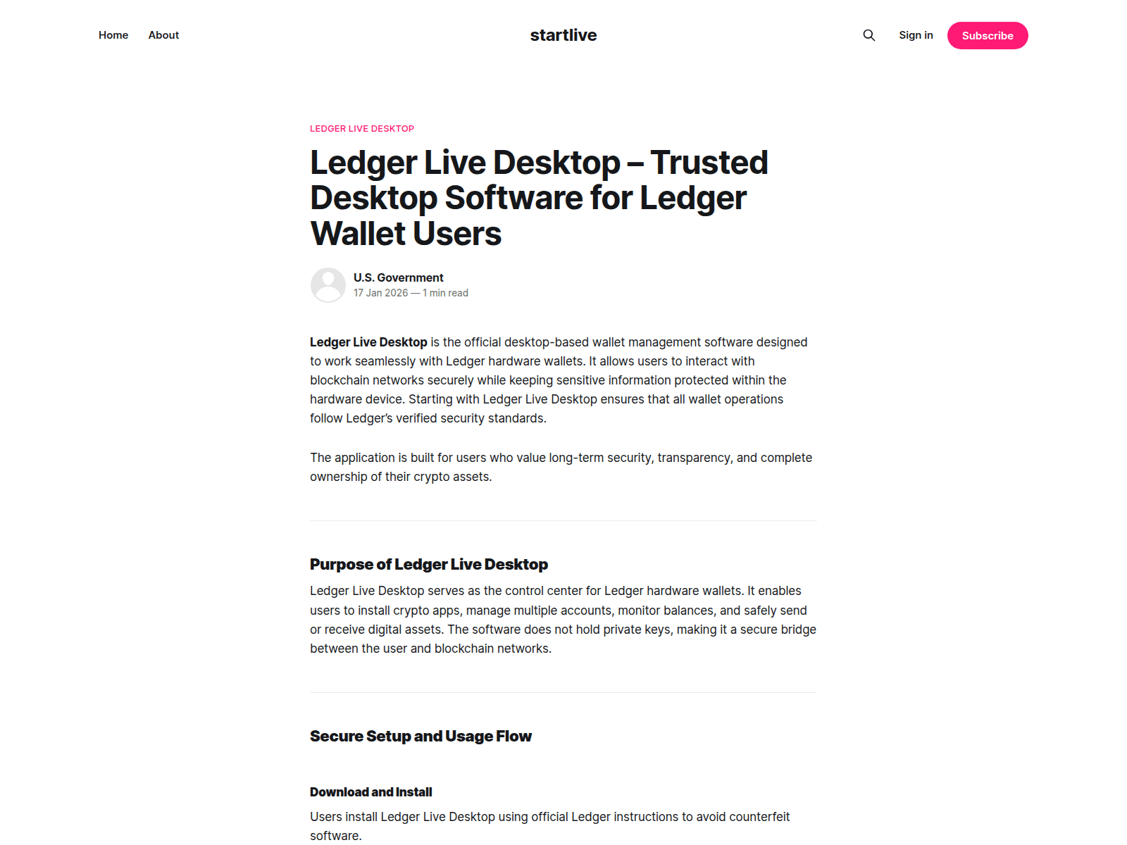 Screenshot of started-get.ghost.io/desktop-en
