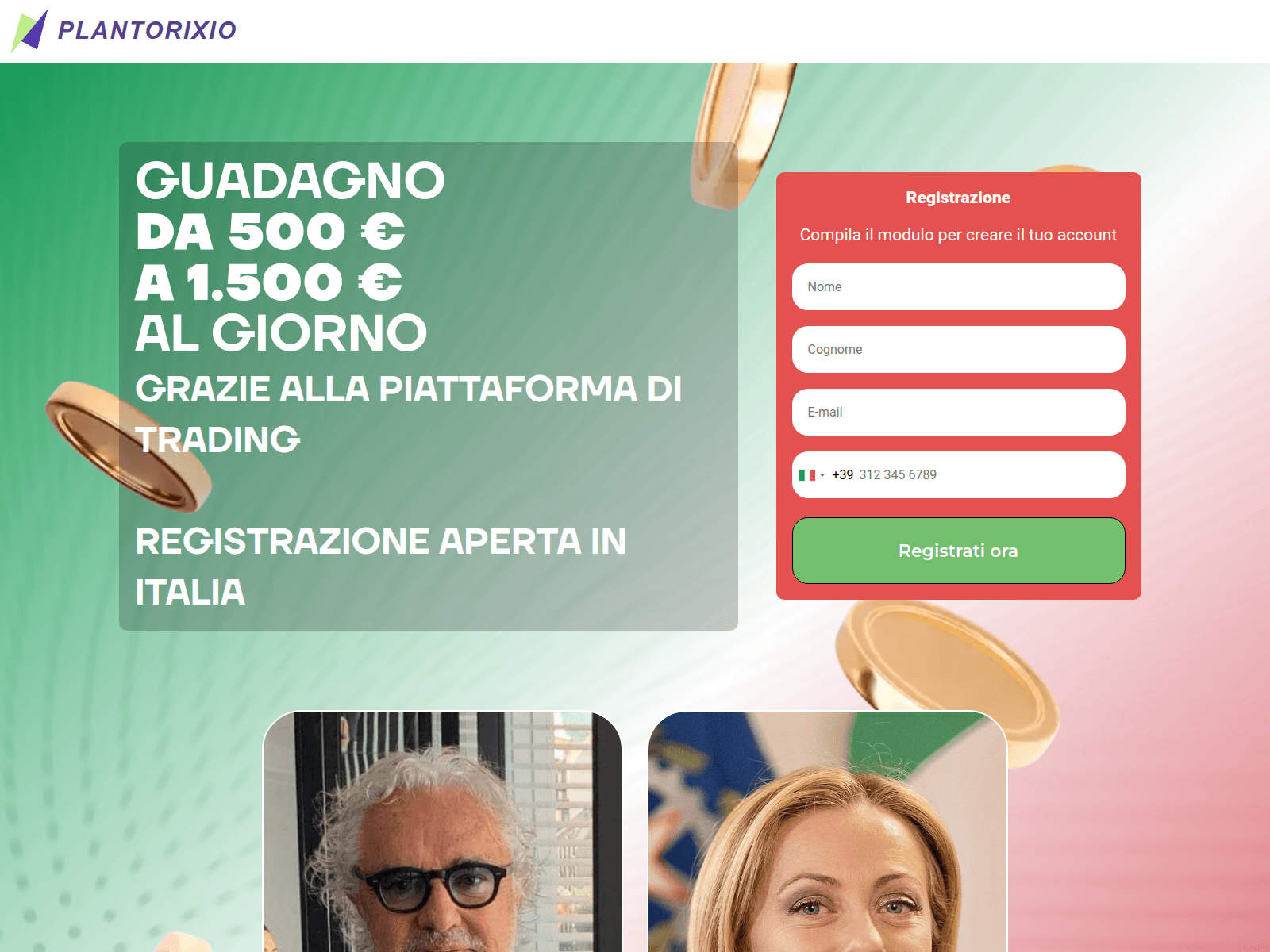 Screenshot of plantorixio.eu