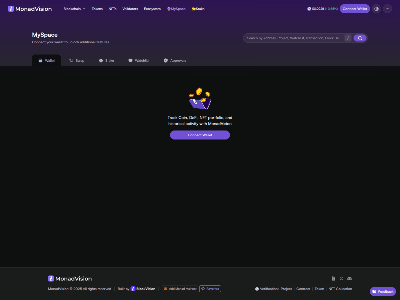 Screenshot of monvision.run