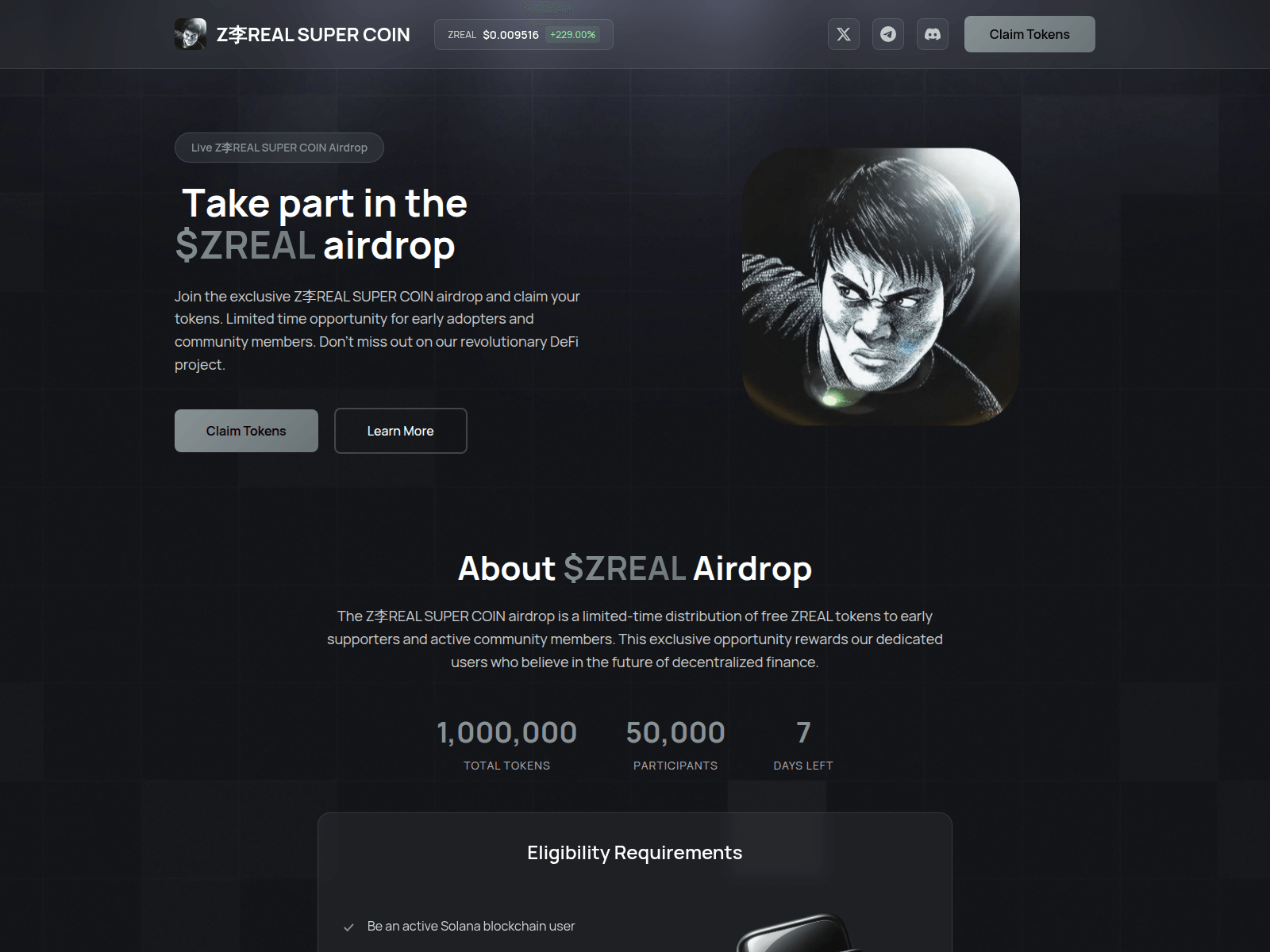 Screenshot of join-zreal.fun