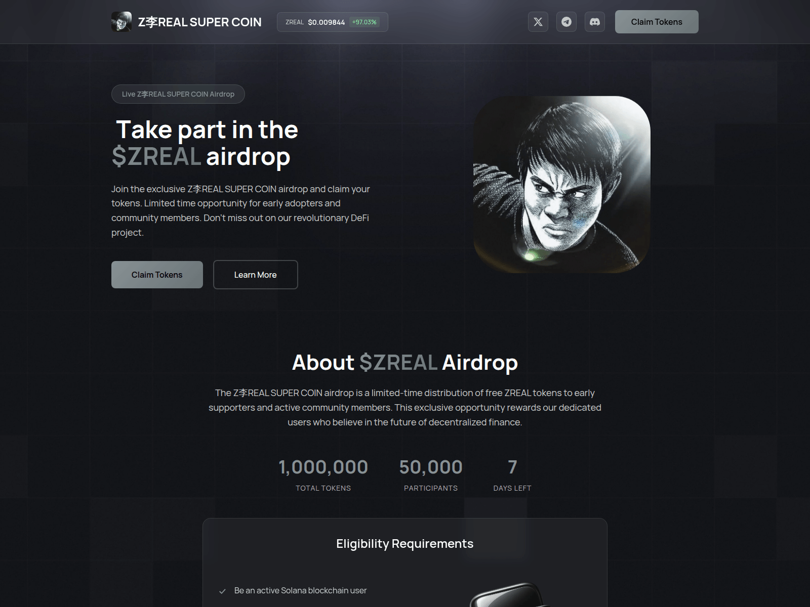 Screenshot of zreal-register.fun