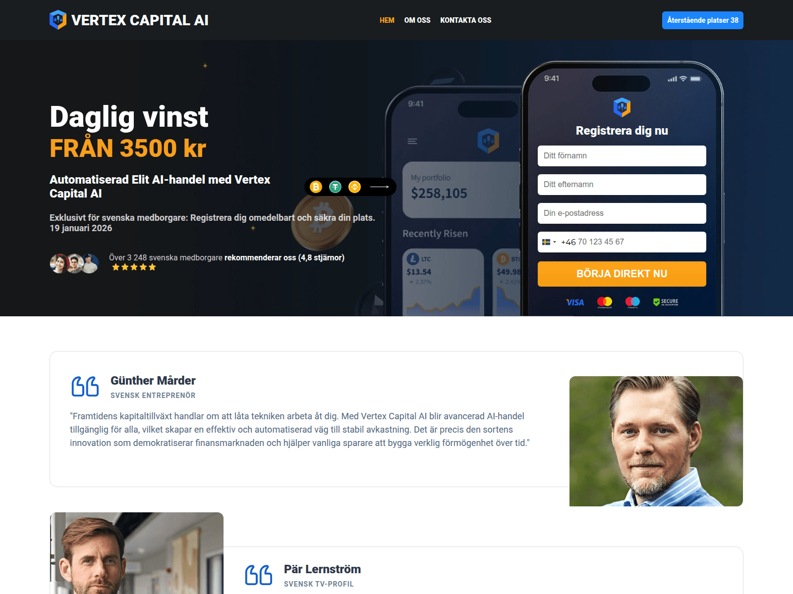Screenshot of vertex-capitalai.com