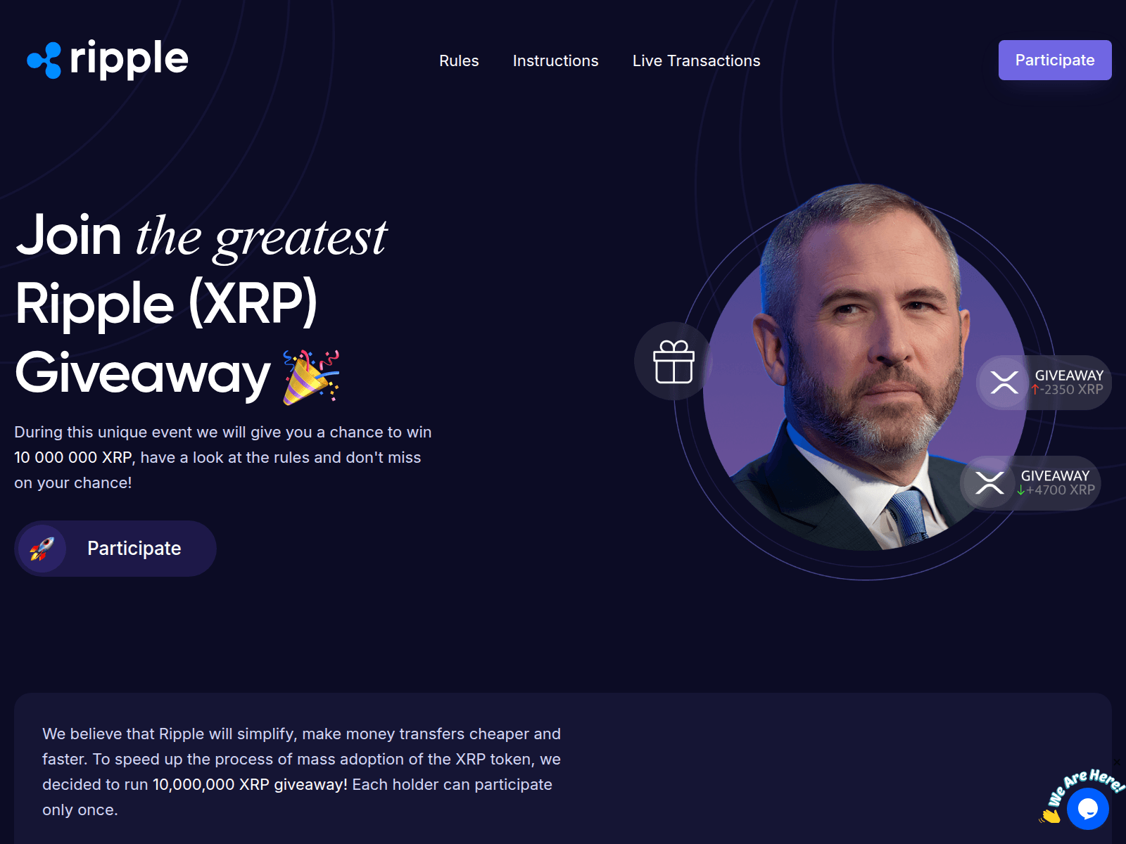 Screenshot of brad-updates.live