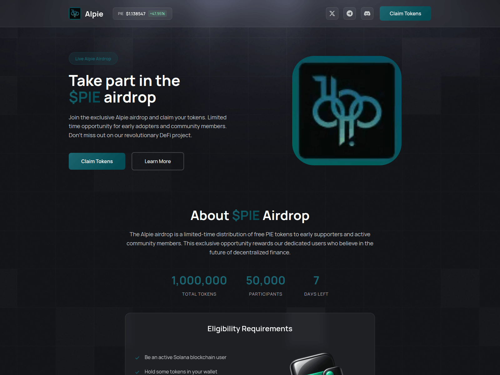Screenshot of register-pie.fun