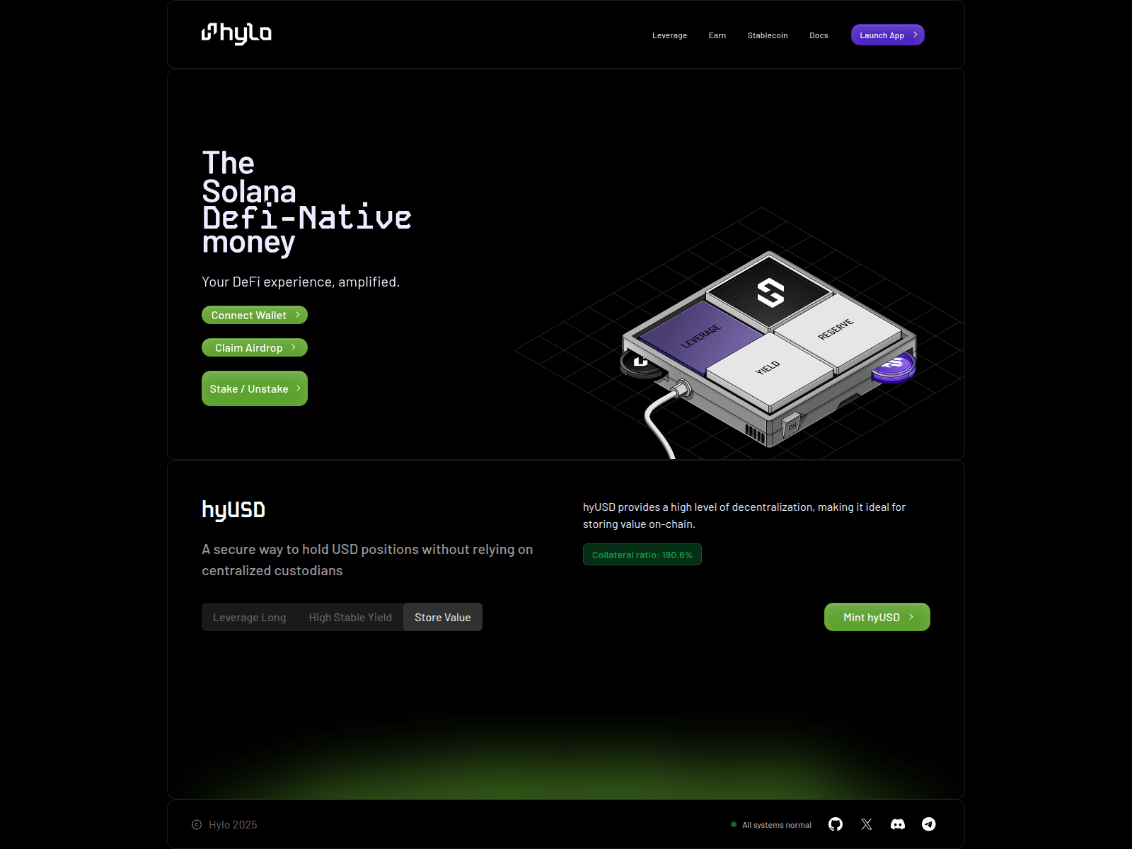 Screenshot of hylo-sol.world