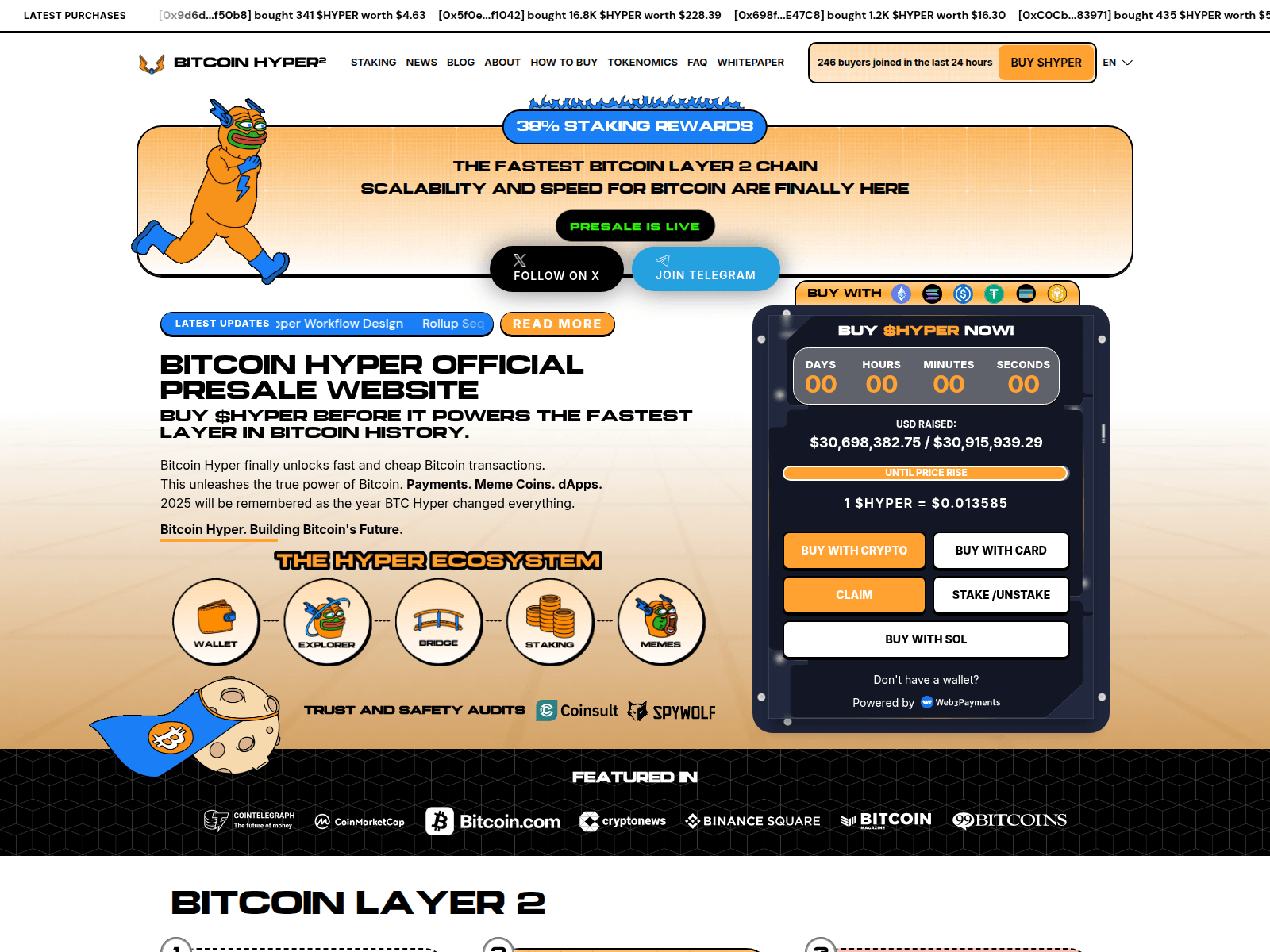 Screenshot of bitcoinhyper-claim.info