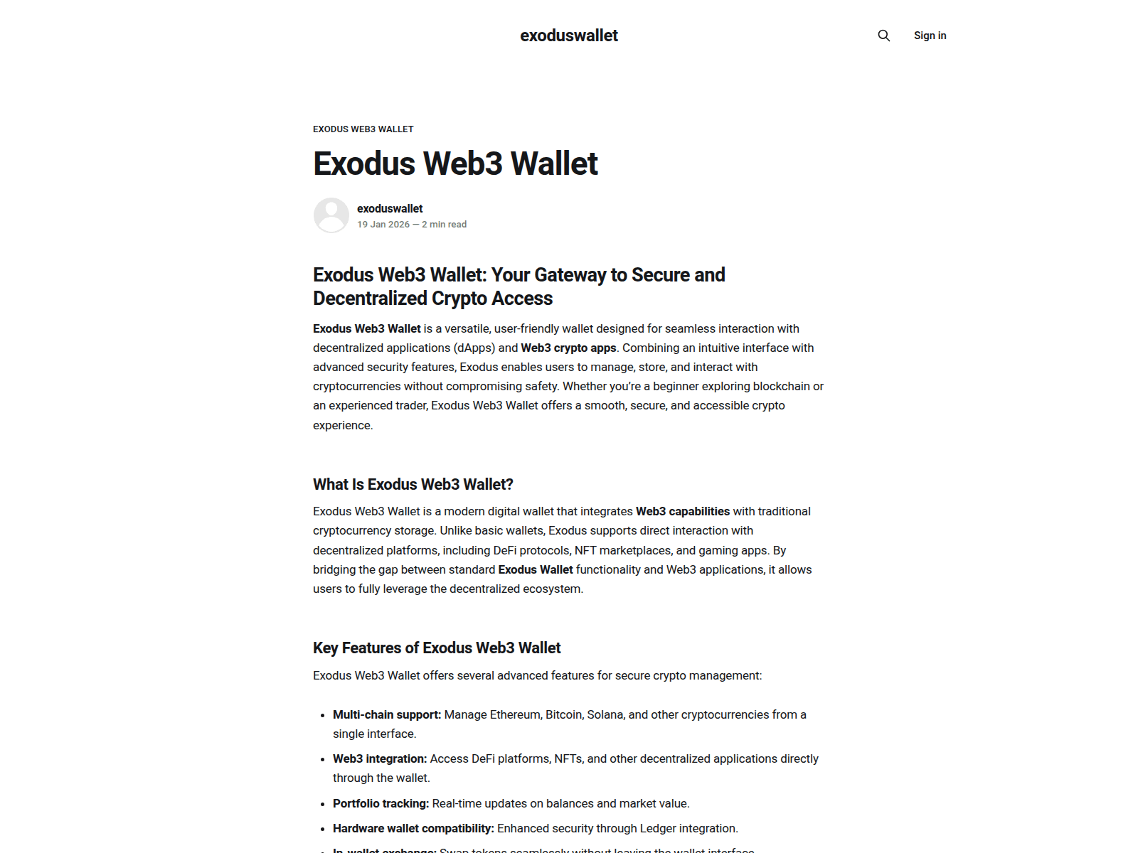 Screenshot of exodus-tools.at