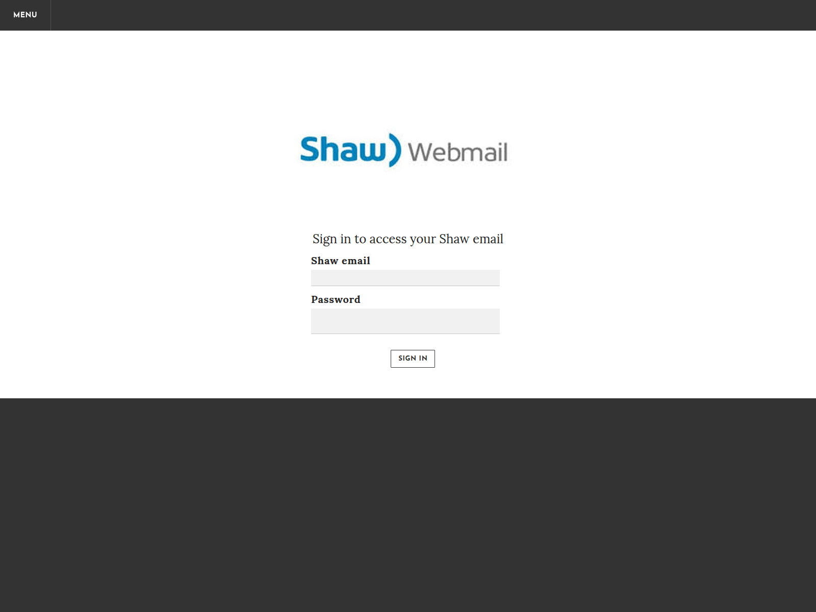 Screenshot of canadawebmail.weebly.com