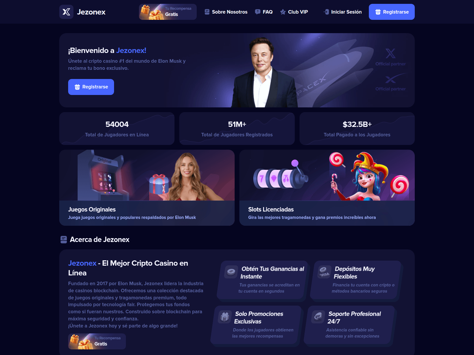 Screenshot of jezonex.com