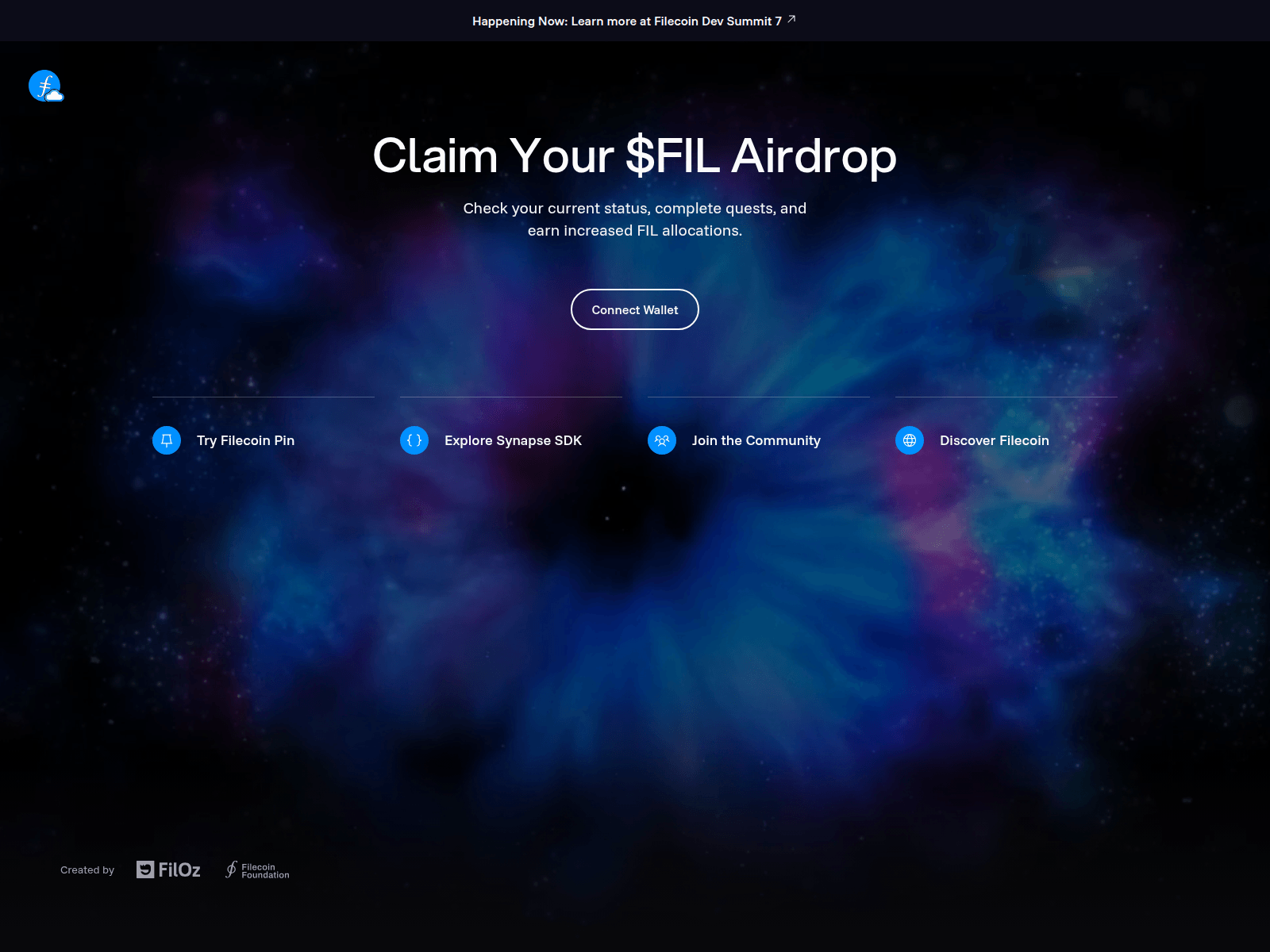 Screenshot of fil.stakingsreward.life/claim-fil-airdrop/d1cf1fdc-22b0-4725-9961-2586e709a03b
