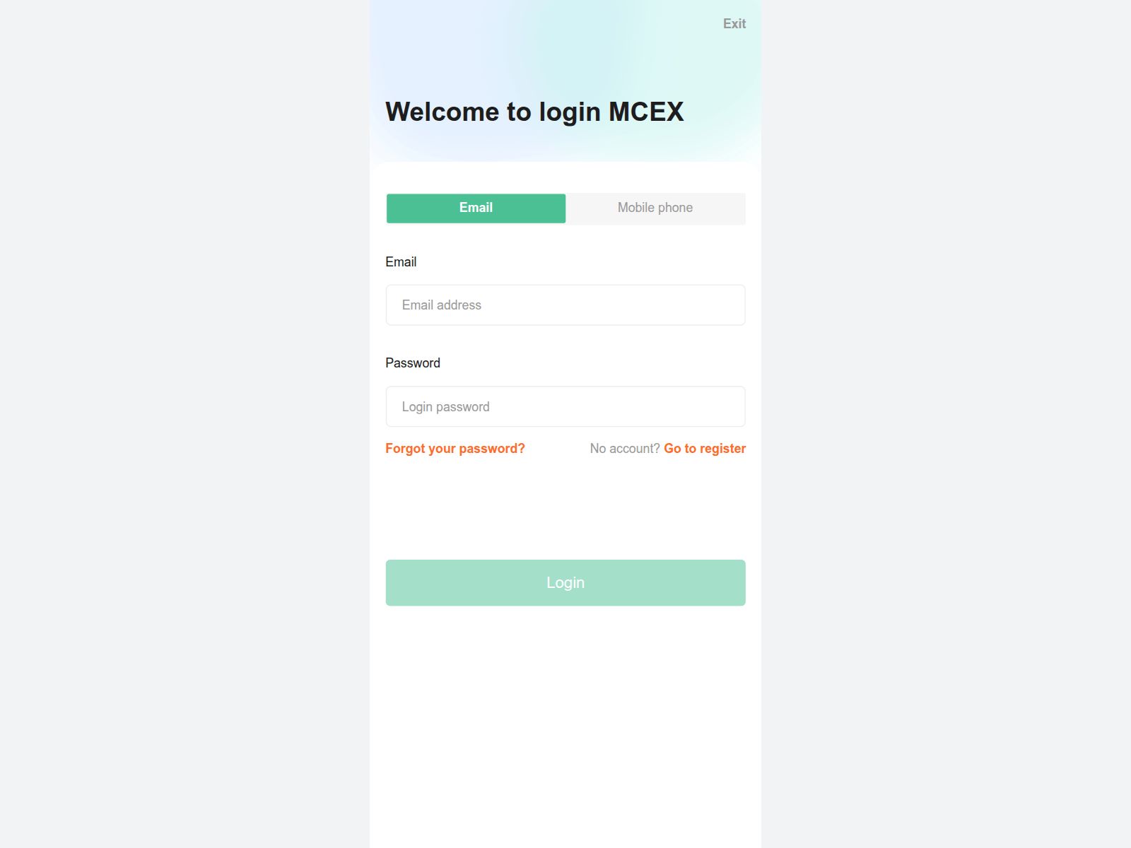 Screenshot of www.miracleexchange.net