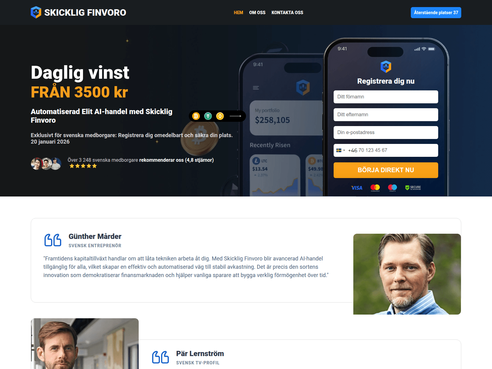Screenshot of skickligfinvoro.net