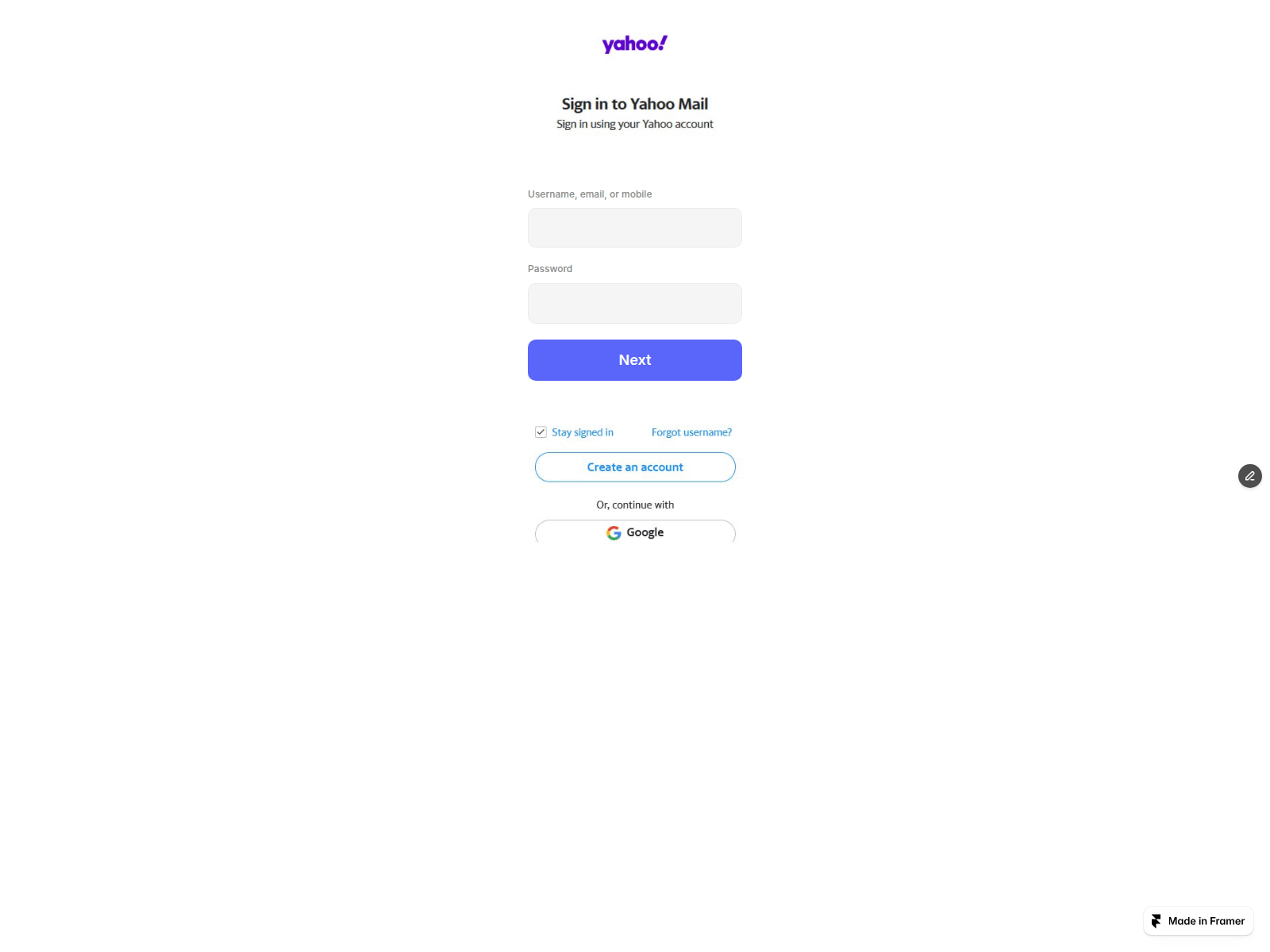 Screenshot of ancient-step-906901.framer.app