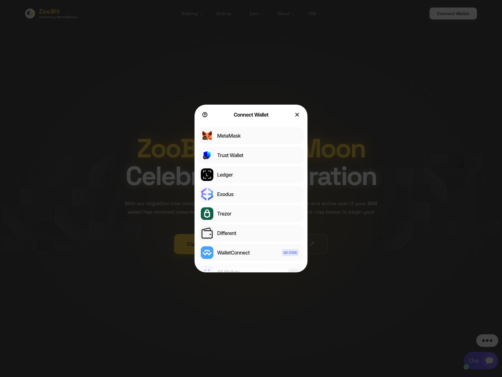 Screenshot of app-zoobit.org