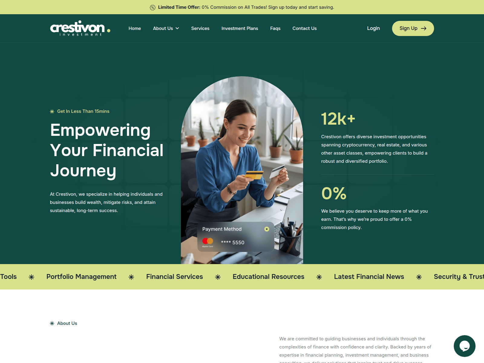 Screenshot of crestivon.com