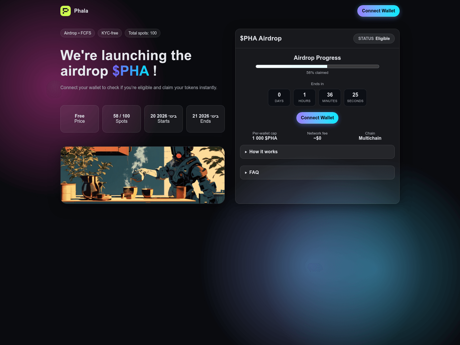 Screenshot of phalanetwork.xyz