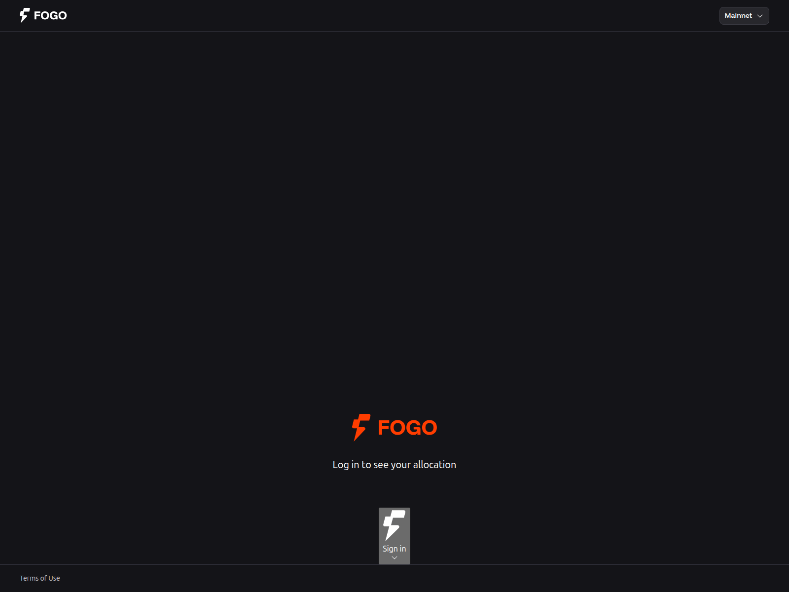 Screenshot of claims.fogohub.xyz