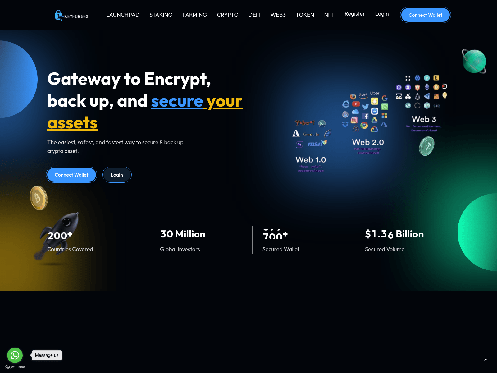 Screenshot of keyforgex.org