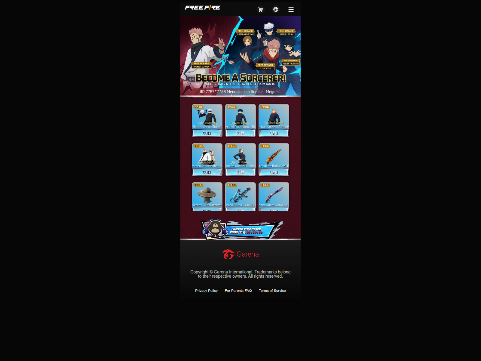 Screenshot of ffjutsuclamhdh.atanskmn.web.id