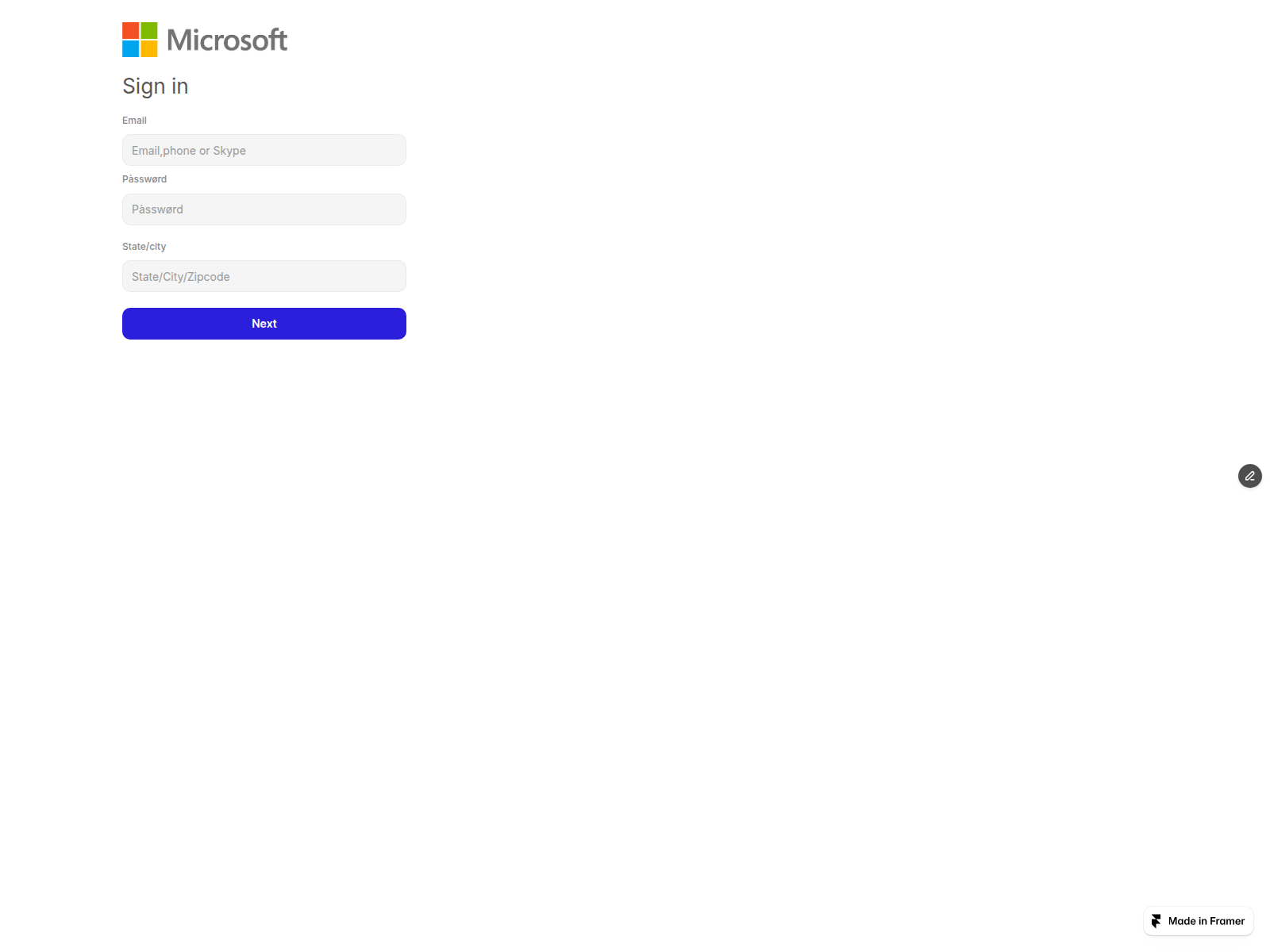 Screenshot of swift-designs-486905.framer.app
