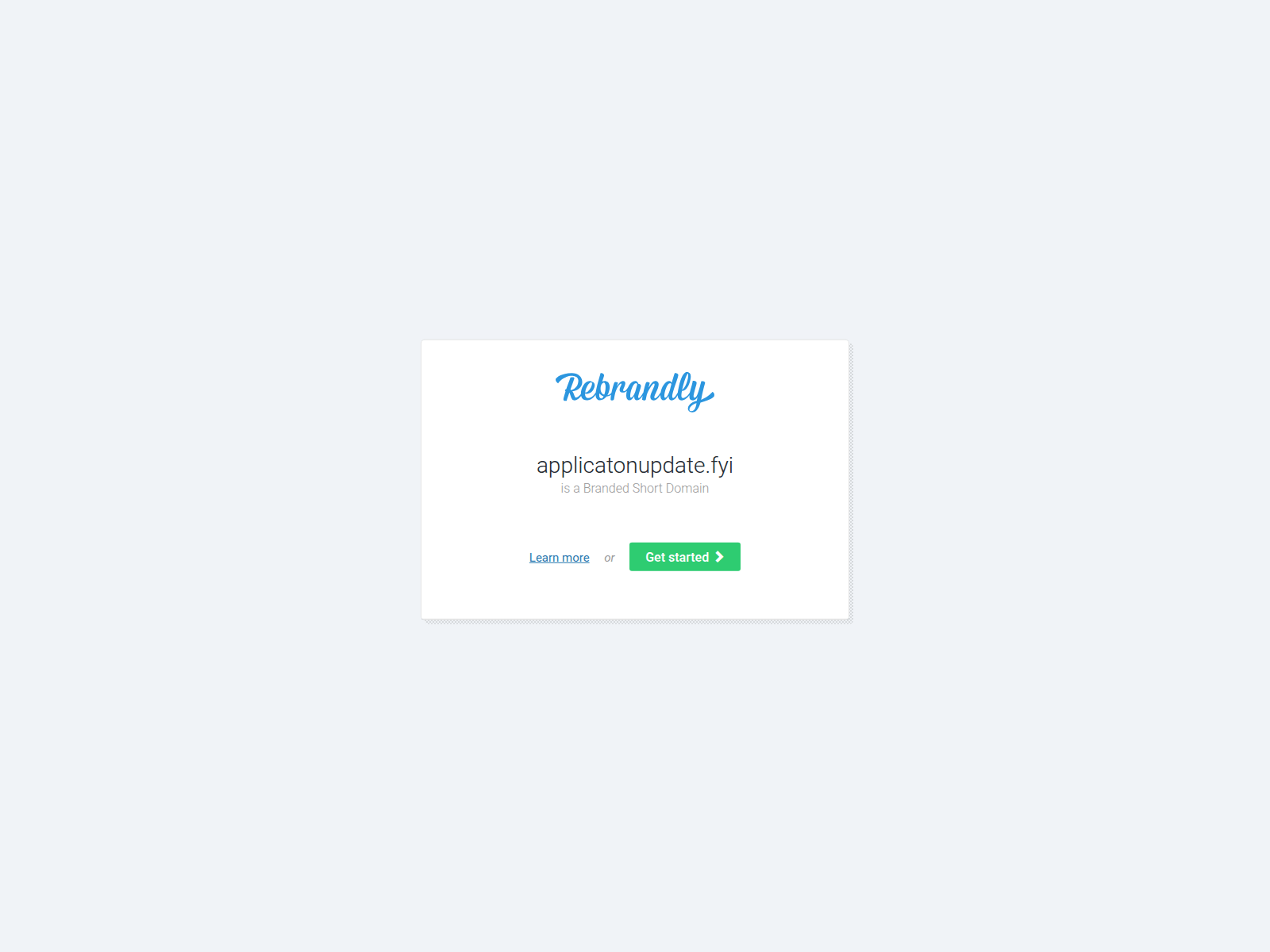 Screenshot of applicatonupdate.fyi
