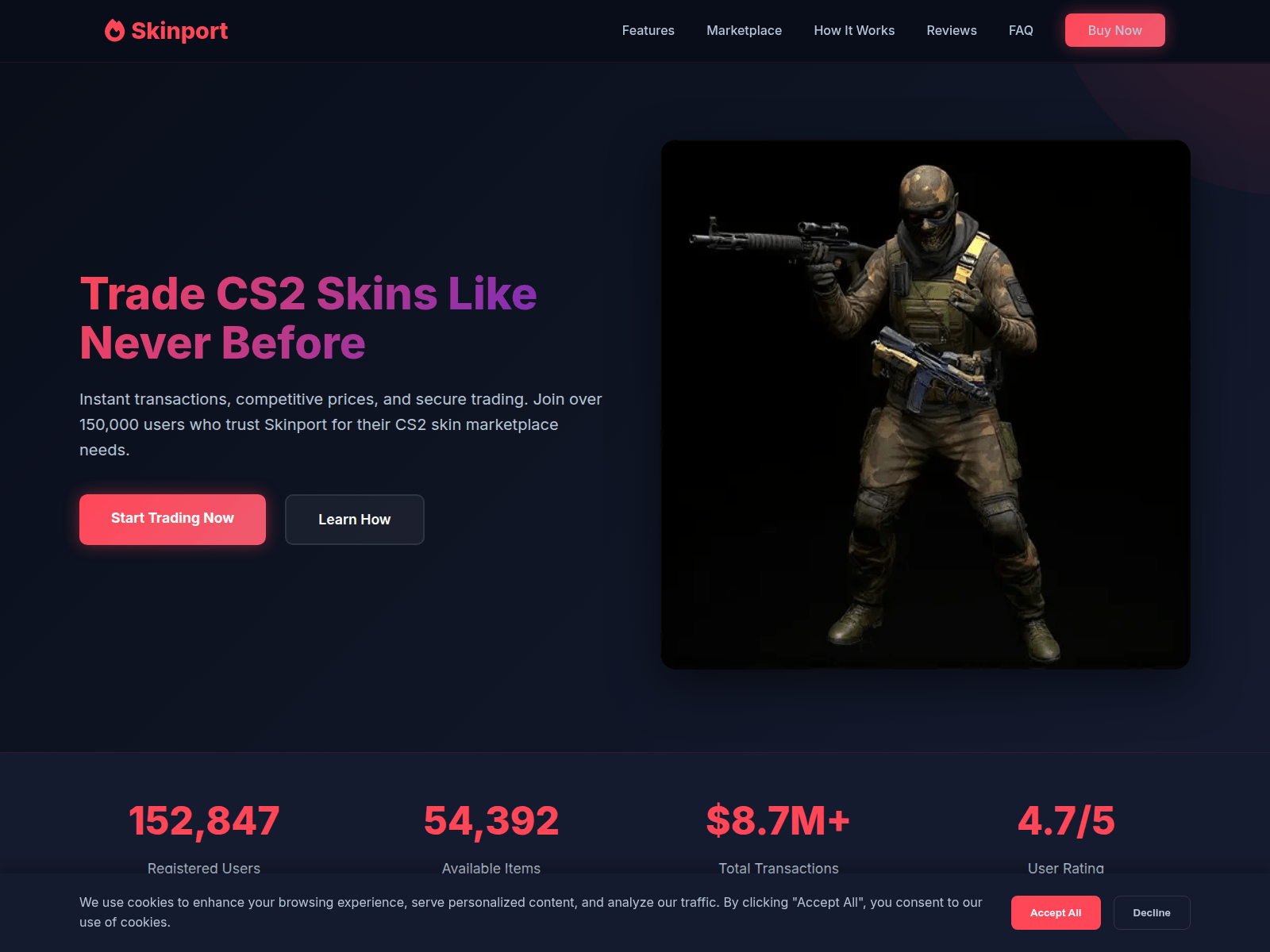 Screenshot of skinport-cs2.at