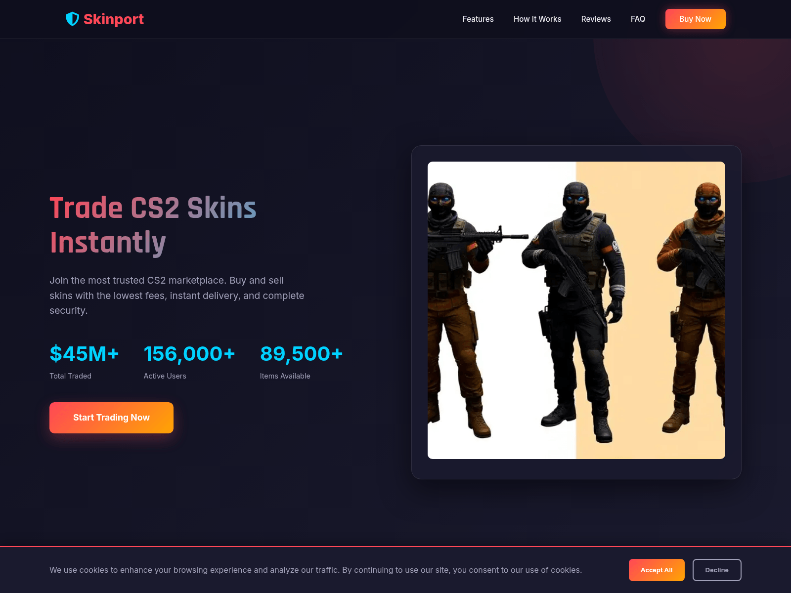 Screenshot of skinport-deal.com