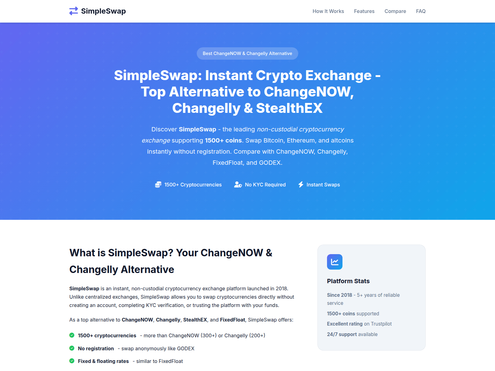 Screenshot of simpleswap.cc