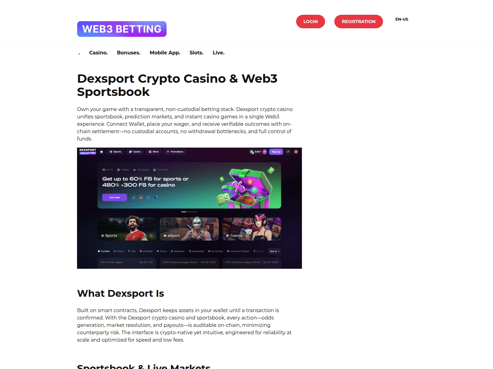 Screenshot of dexsport.games