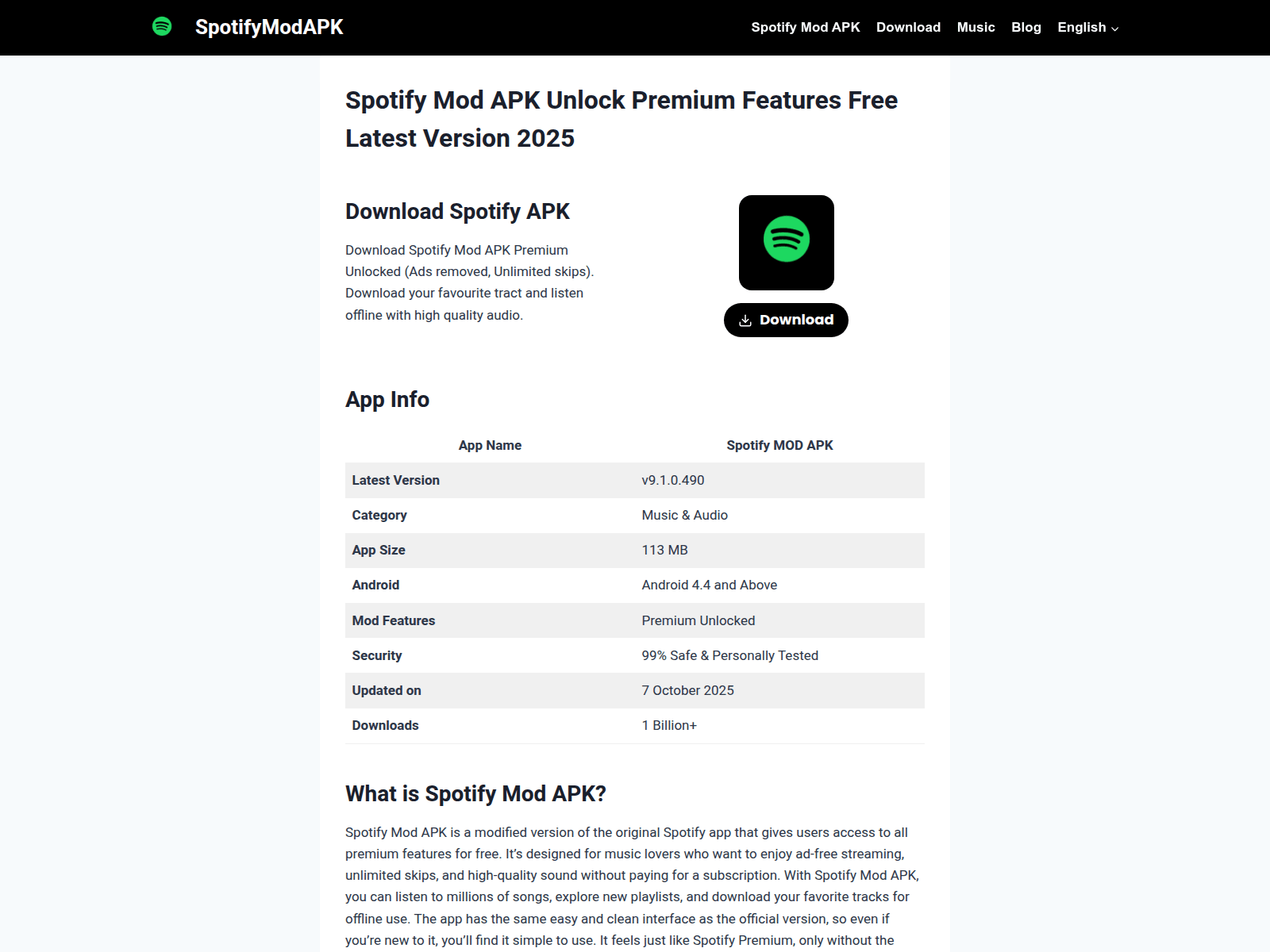 Screenshot of spotiplus.com