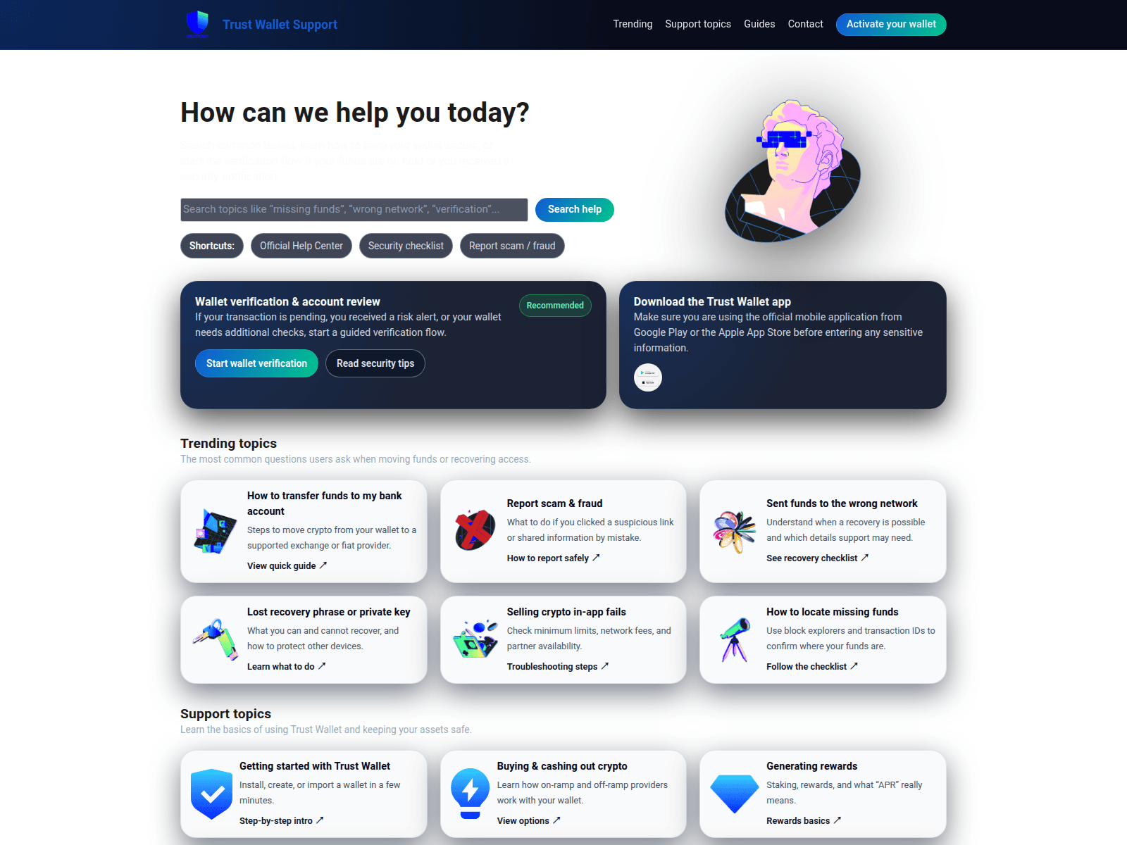Screenshot of trust-varifiying.com