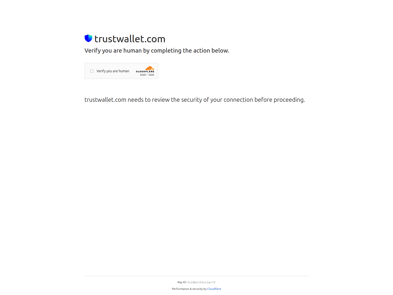 Screenshot of trustwallet.lu