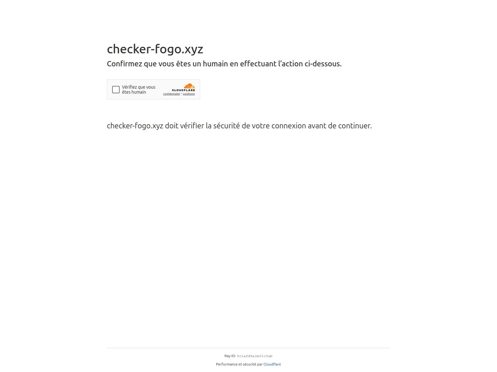 Screenshot of checker-fogo.xyz