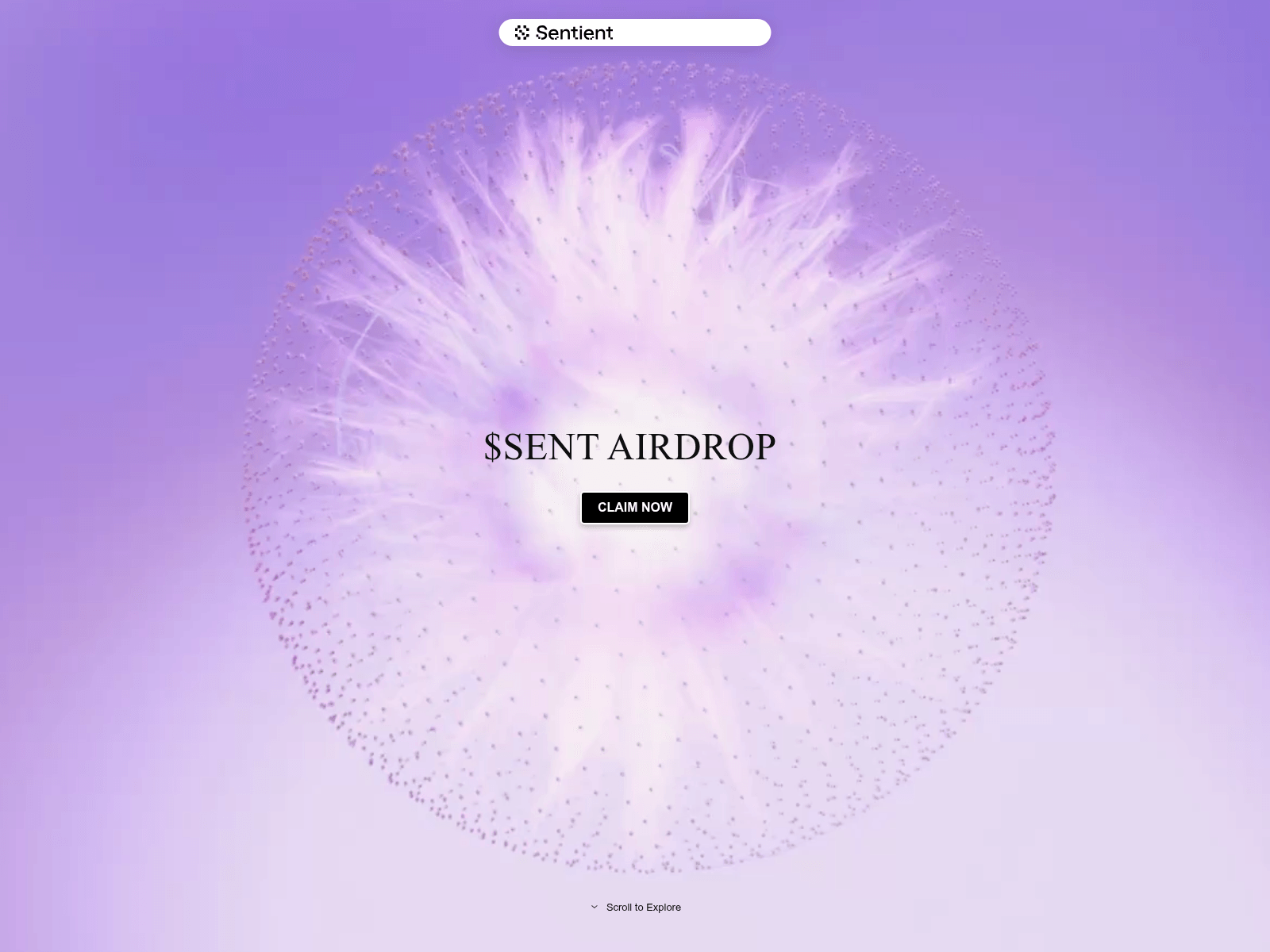 Screenshot of sentientagi.network