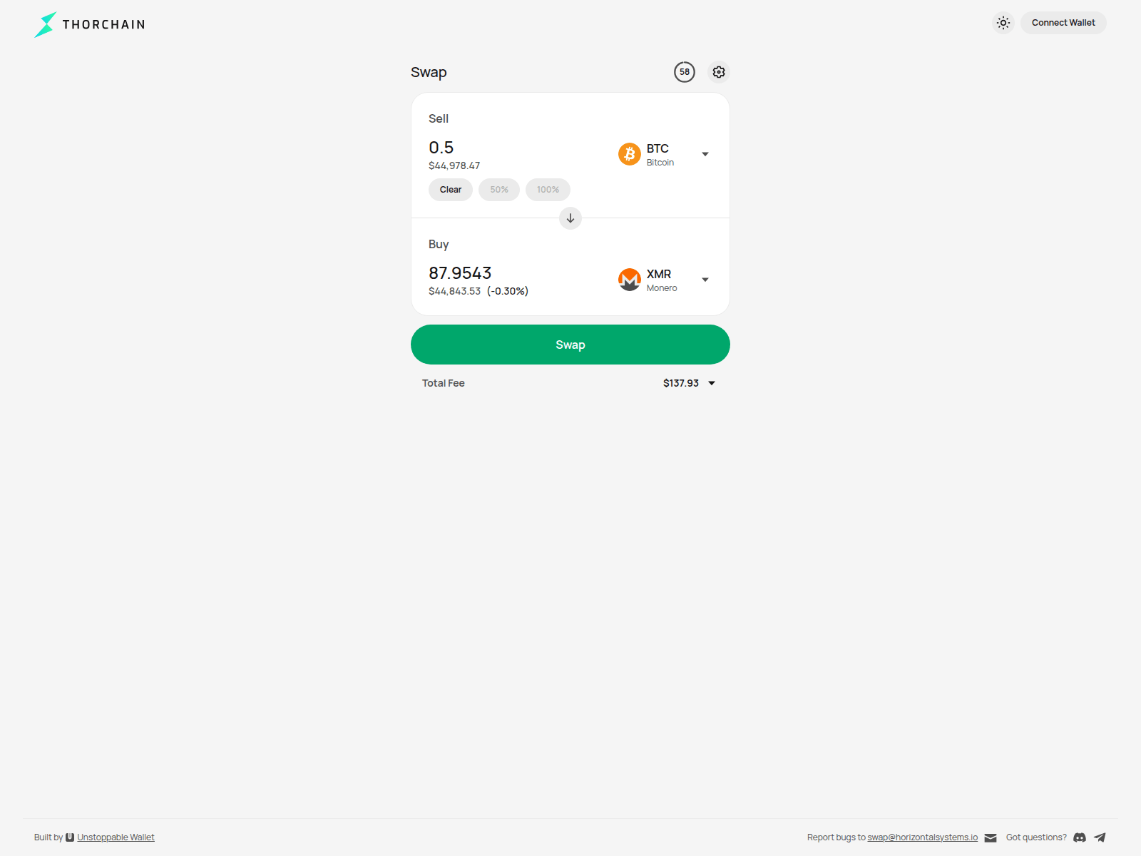 Screenshot of www.thorhain.org