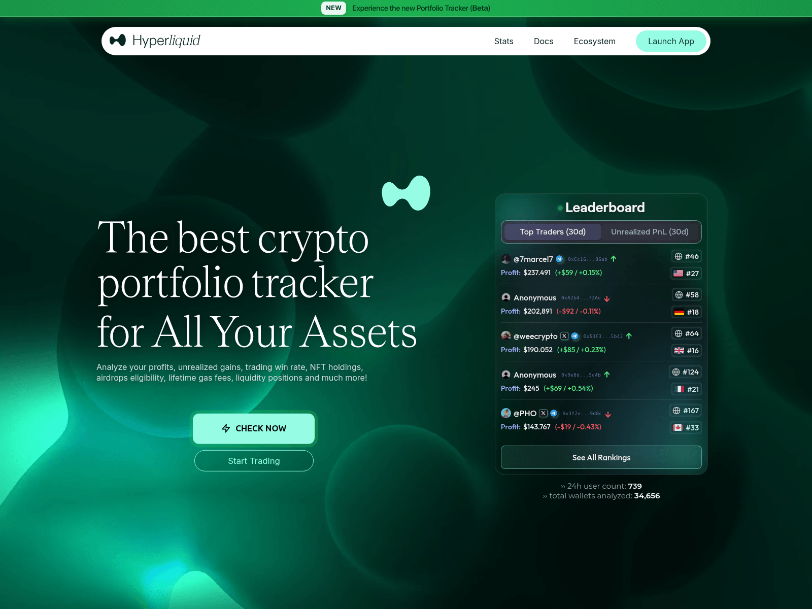 Screenshot of hyperliquid-insight.xyz
